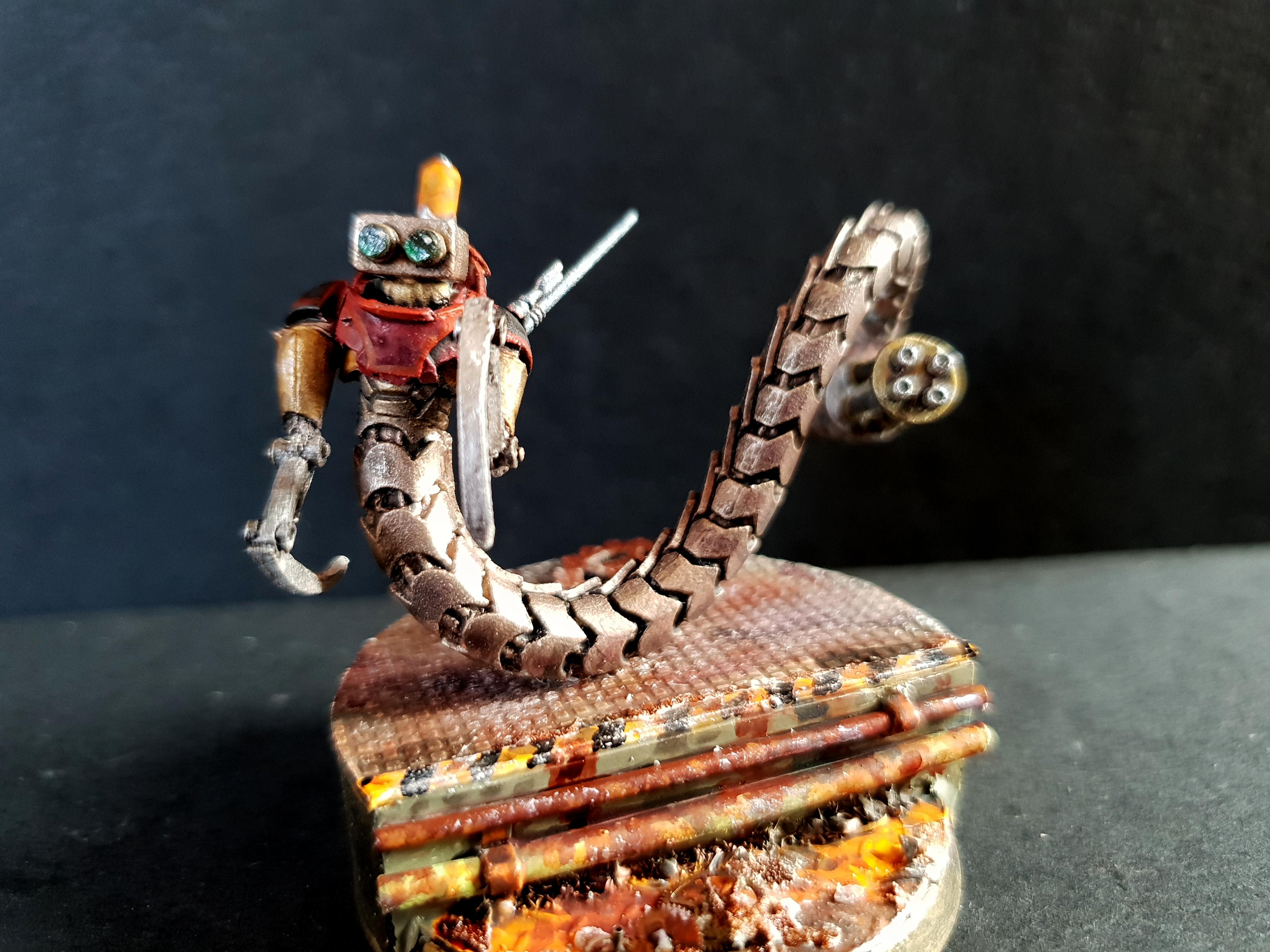 Chaos, Conversion, Dark Mechanicus, Mechanicus, Serpentine, Servitors, Warhammer 40,000