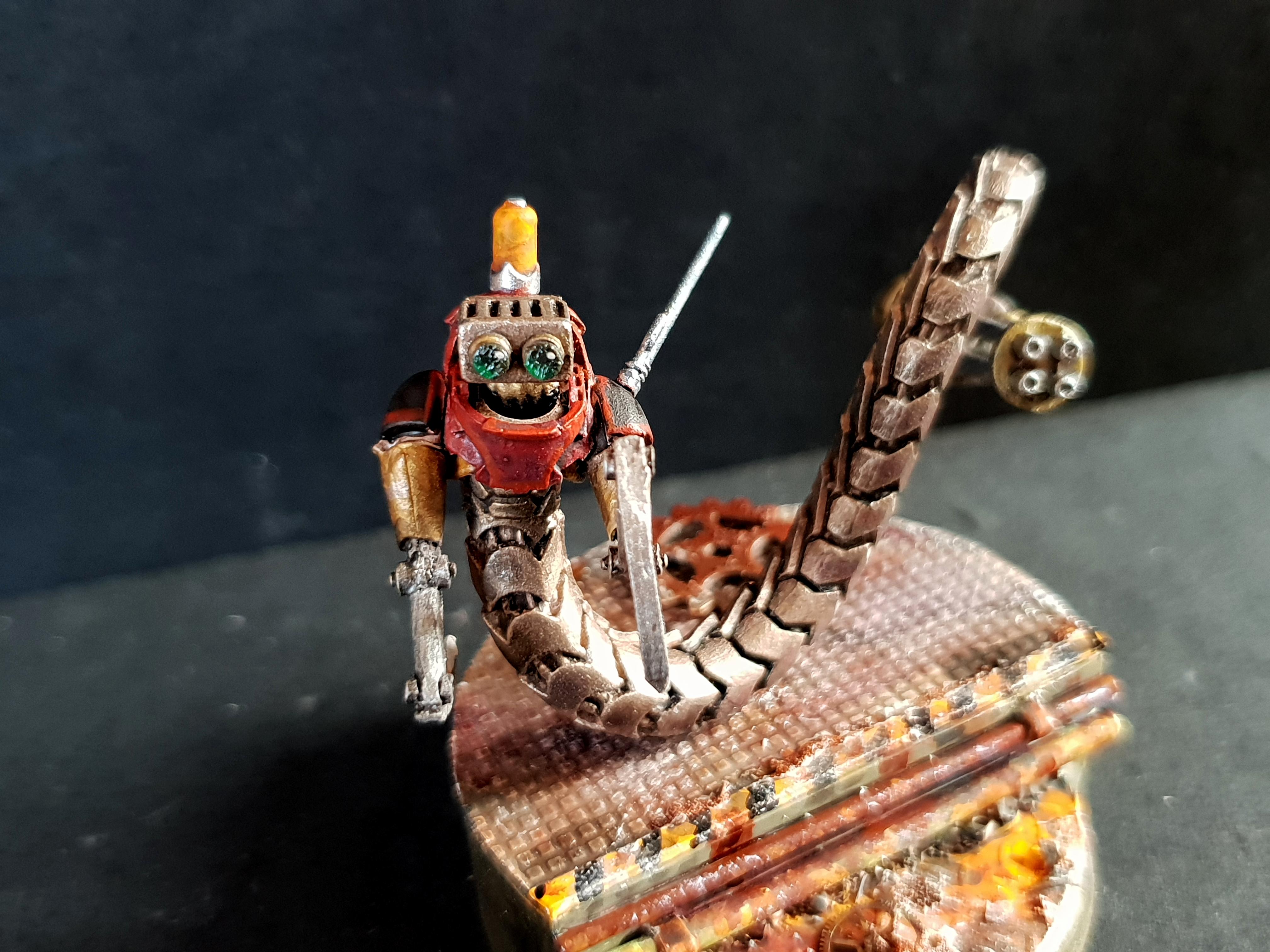 Chaos, Conversion, Dark Mechanicus, Mechanicus, Serpentine, Servitors, Warhammer 40,000