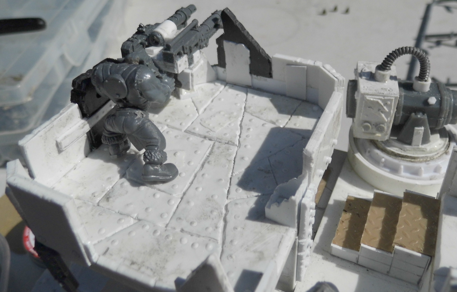 Rear gunner. This platform will also have a spotter