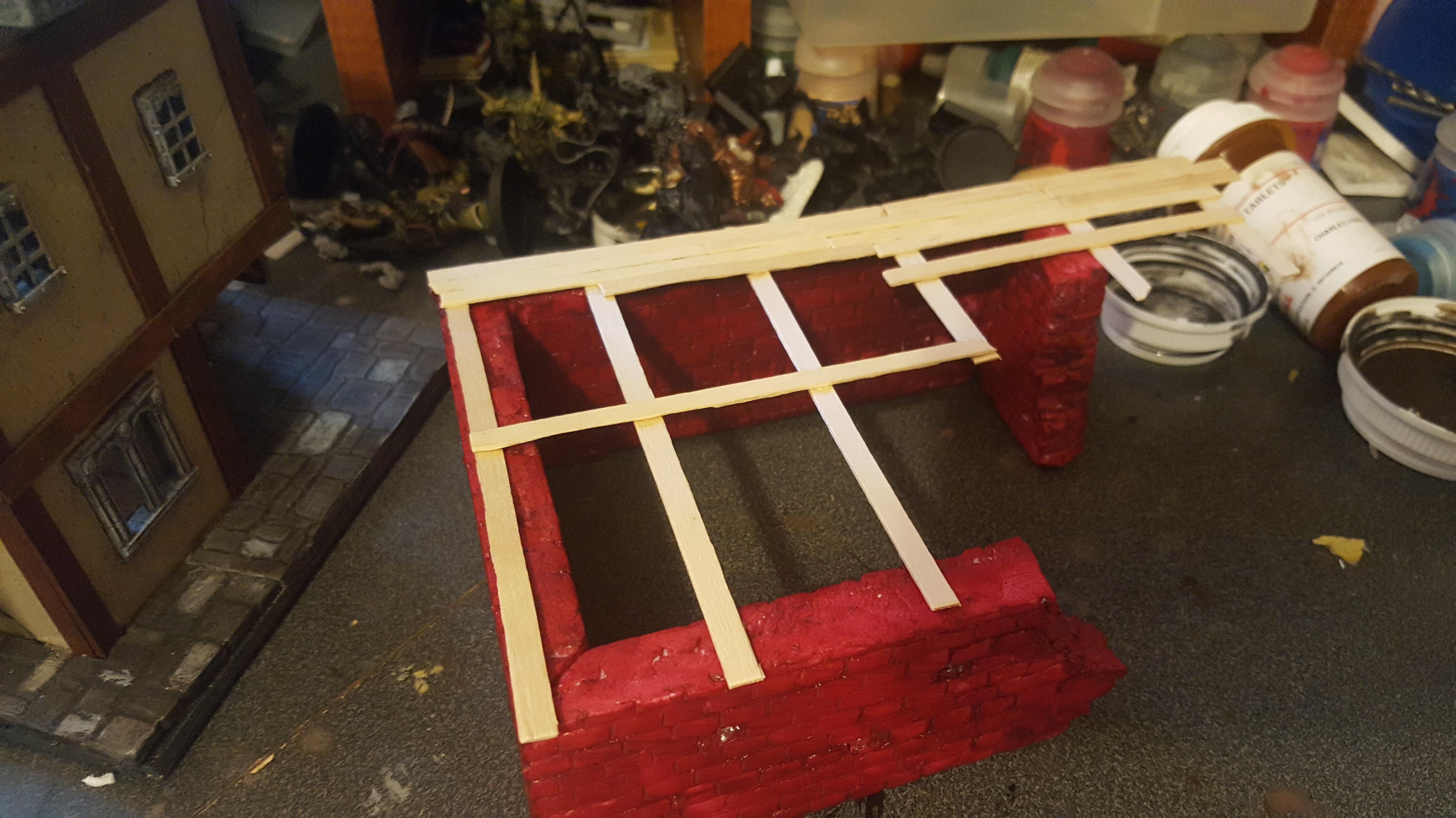 Mordheim, Ruins, Scratch Build, Terrain