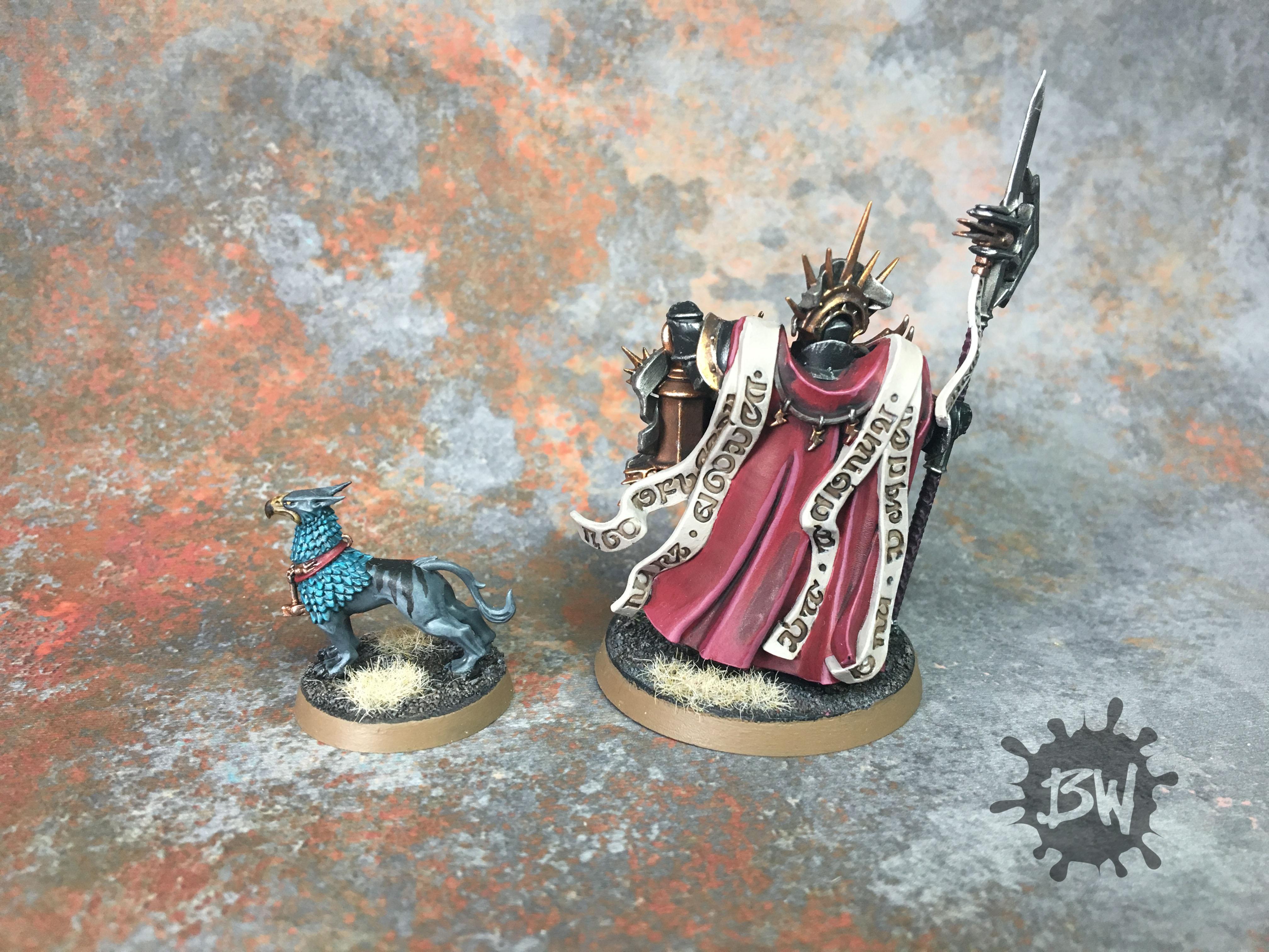 Age Of Sigmar, Lord-castellant With Gryph-hound, Order, Stormcast, Warhammer Fantasy