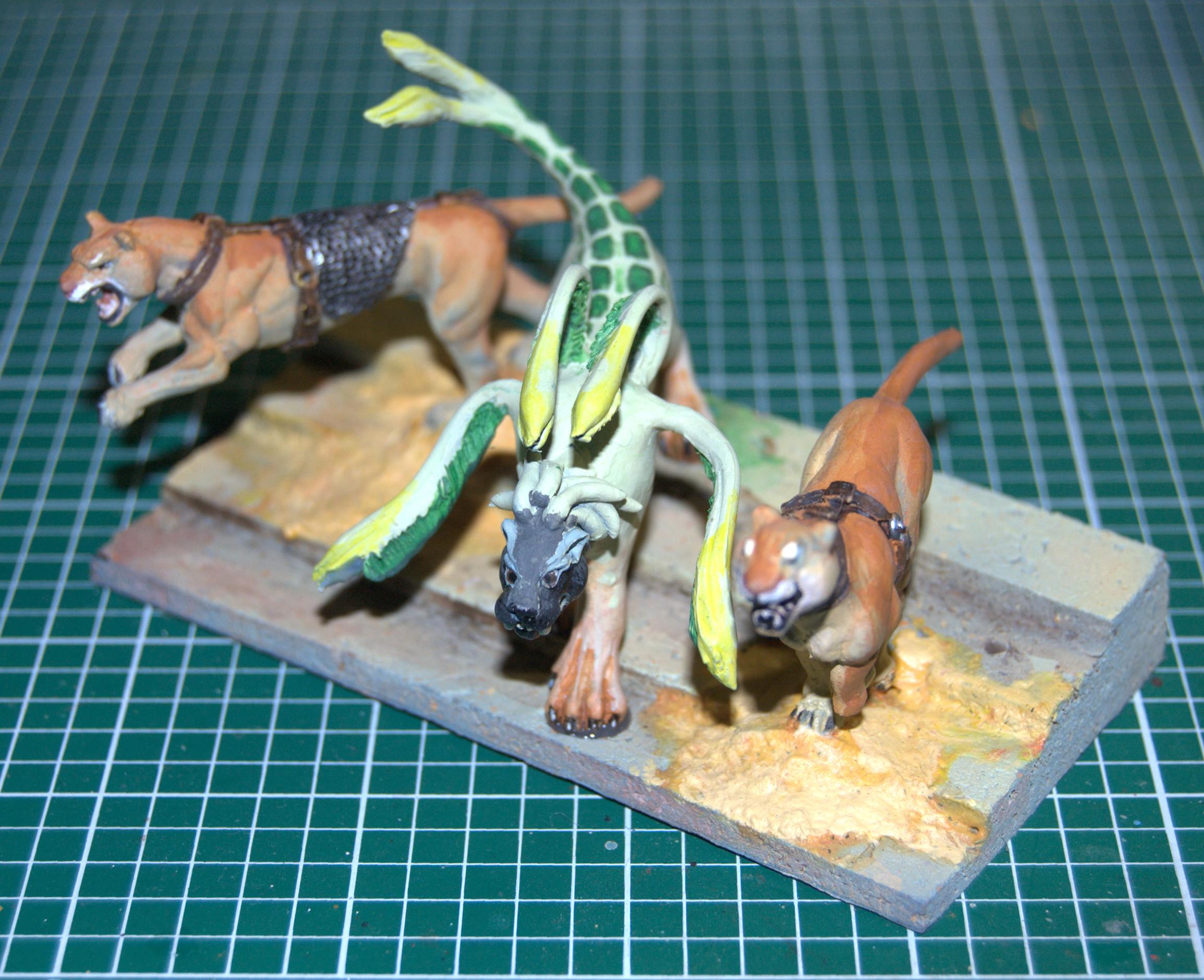 Freehand, Herd, Kings Of War, Mantic Games, Monster, Sculpting