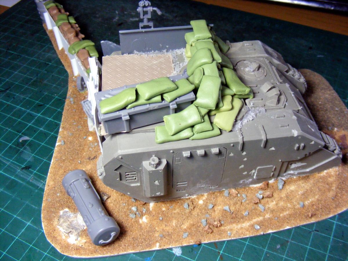 Terrain, sandbags