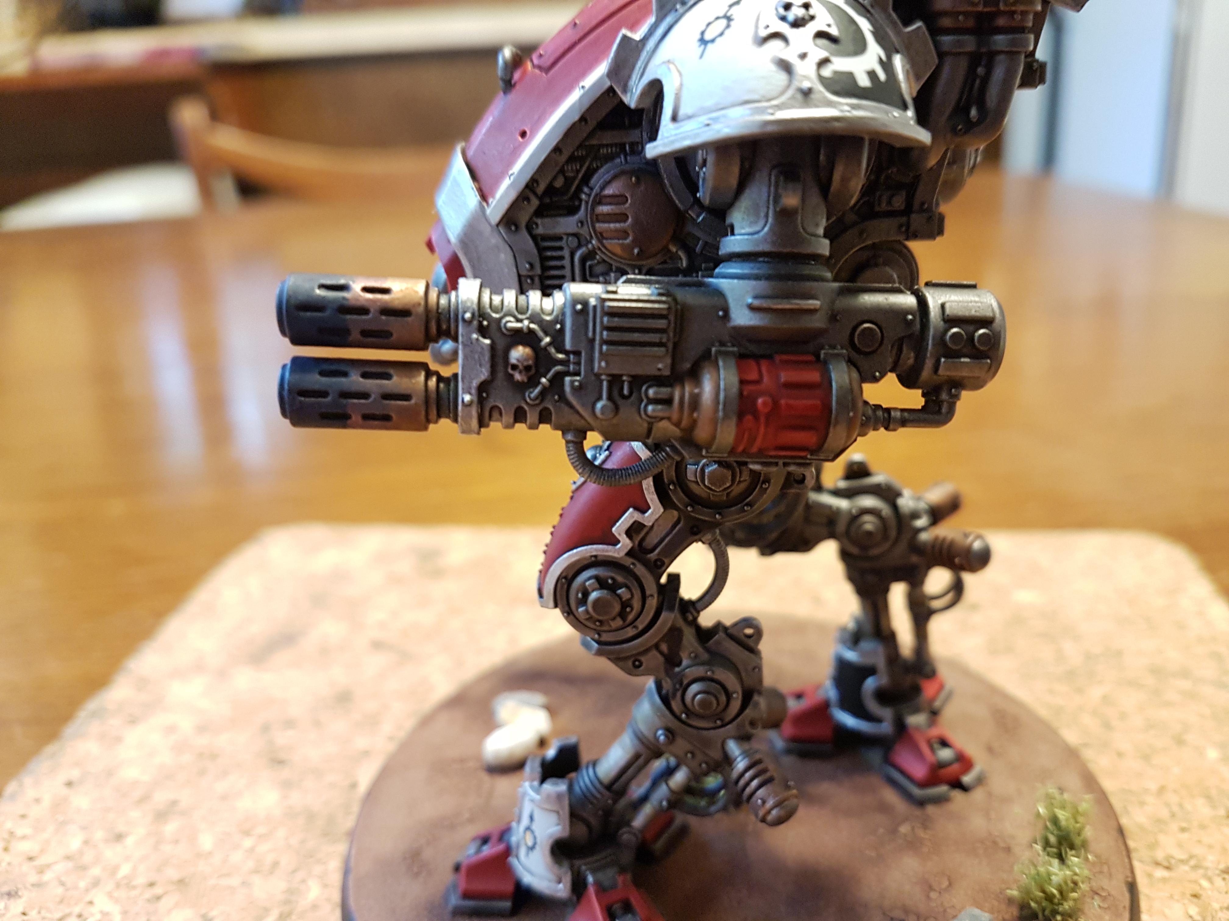 Armiger, Armiger Warglaives, Black, House Taranis, Imperial, Imperial Knights, Knights, Reaper Chain-cleaver, Red, Taranis, Thermal Spear, Warglaives, White
