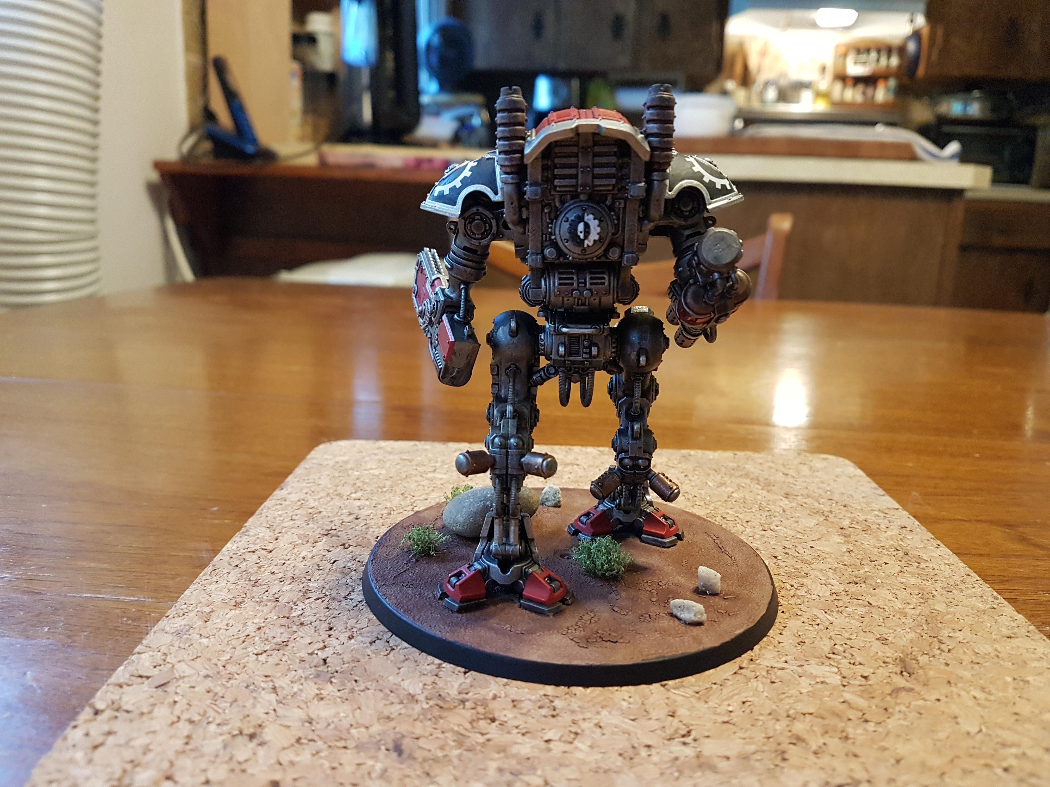Armiger, Armiger Warglaives, Black, House Taranis, Imperial, Imperial Knights, Knights, Reaper Chain-cleaver, Red, Taranis, Thermal Spear, Warglaives, White