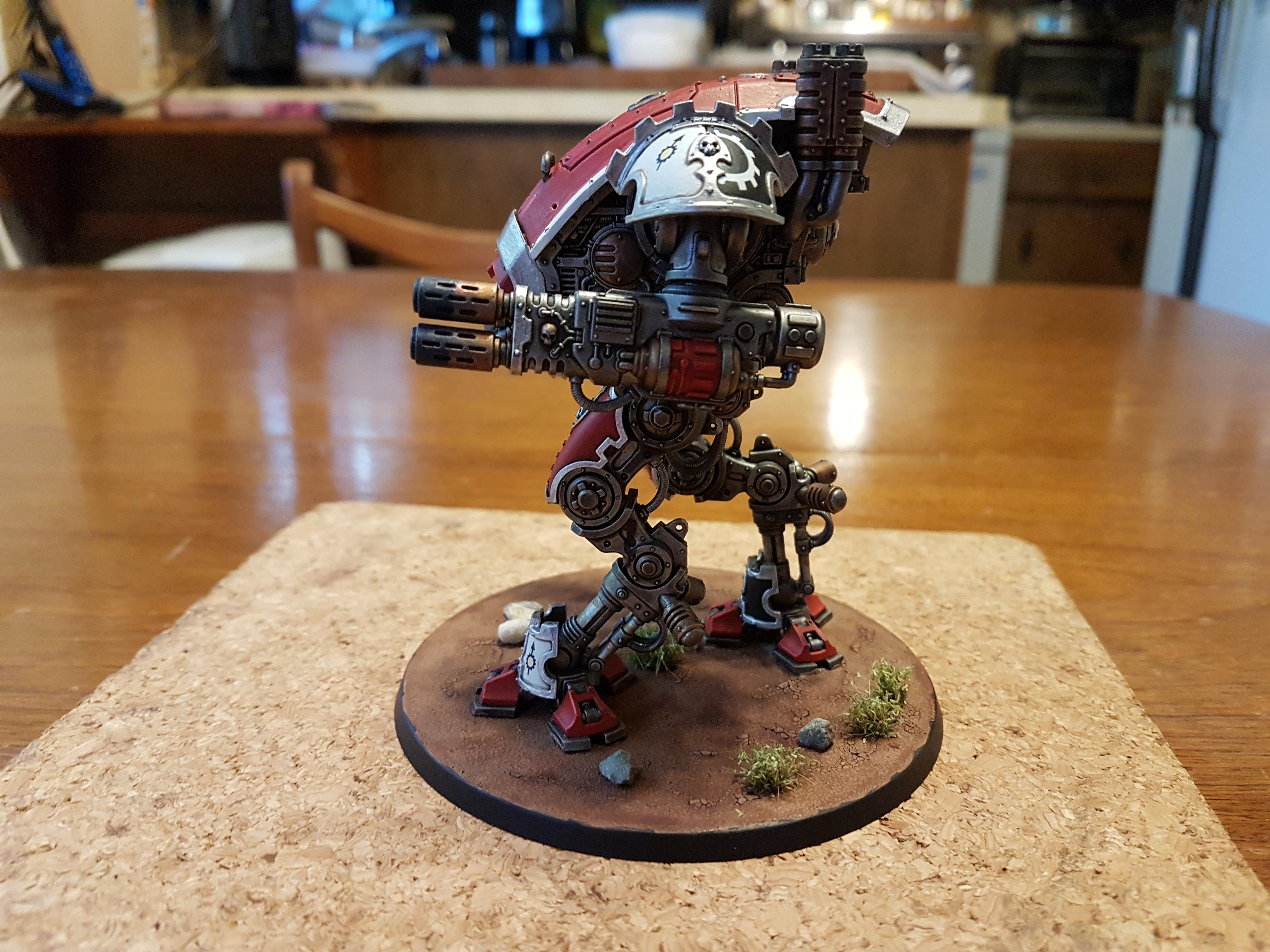 Armiger, Armiger Warglaives, Black, House Taranis, Imperial, Imperial Knights, Knights, Reaper Chain-cleaver, Red, Taranis, Thermal Spear, Warglaives, White