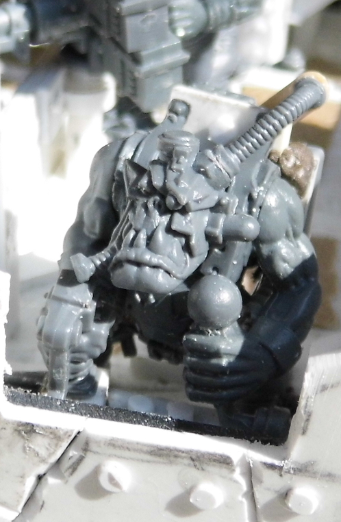 Front view of the commander