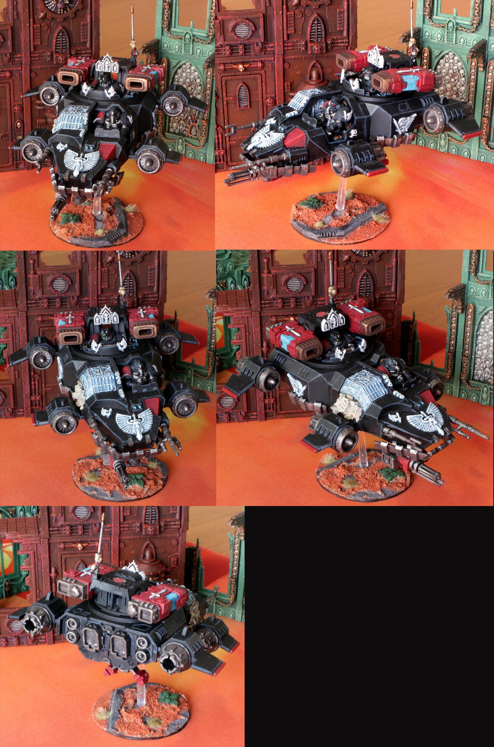 Dark Angels, Imperium, Land Speeder, Land Speeder Vengeance, Ravenwing, Space Marines, Vengeance