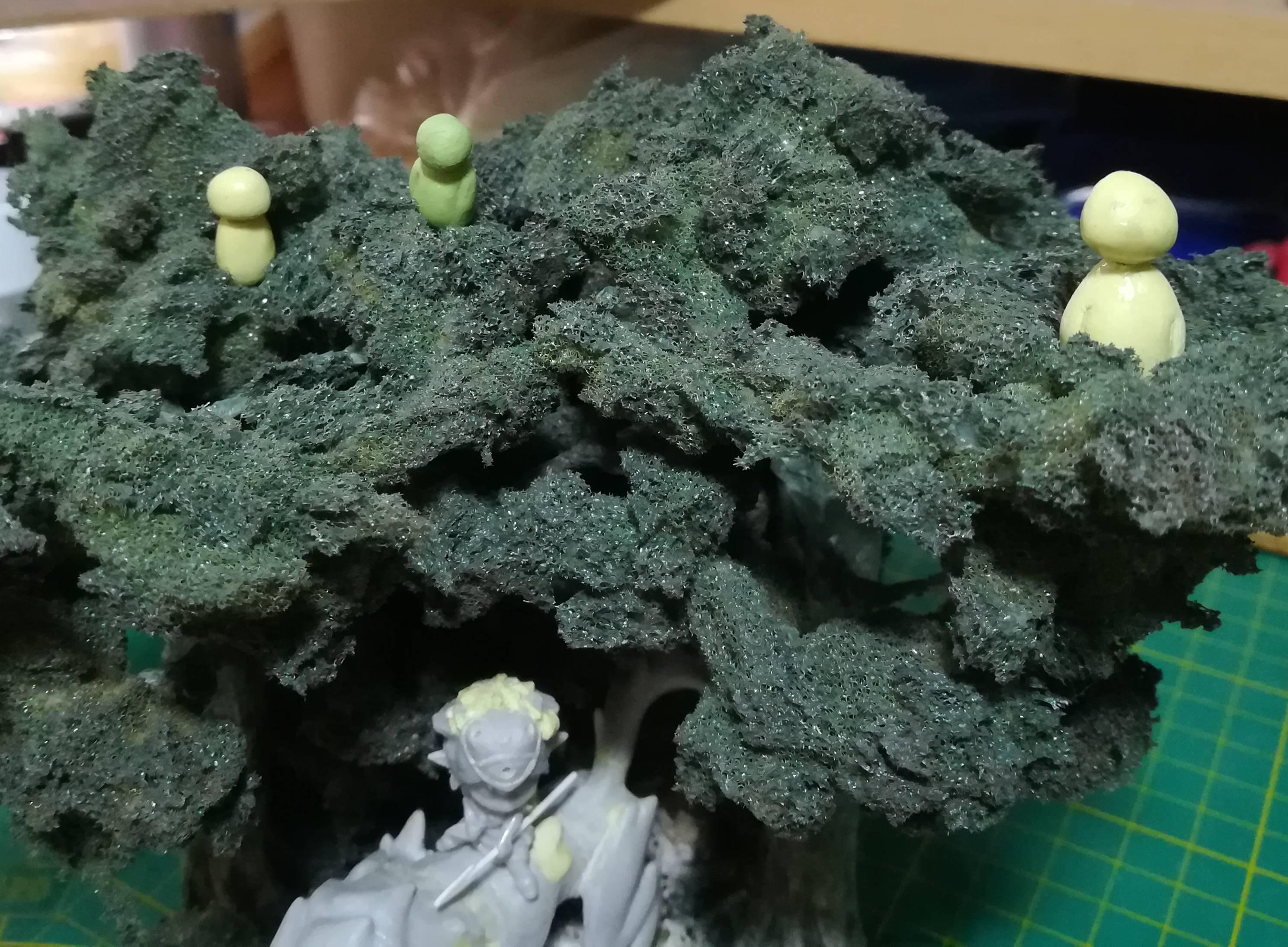 Mononoke wip 10; kodamas