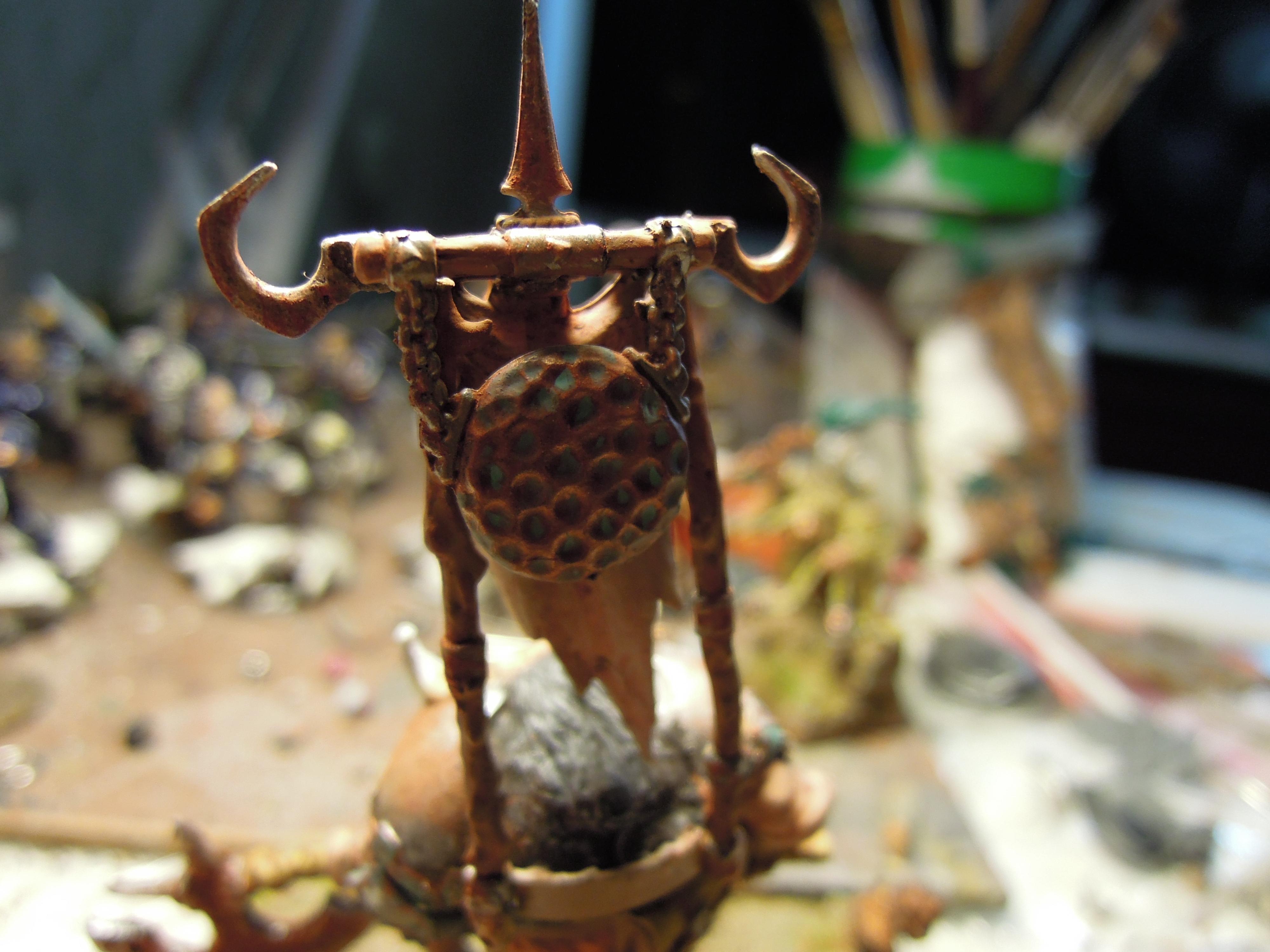 Banner, Beastmen, Bull, Chaos, Conversion, Fantasy Battles, From Russia, Infantry, Minotaurs, Standard, Technolog, Tehnolog, Warhammer Fantasy