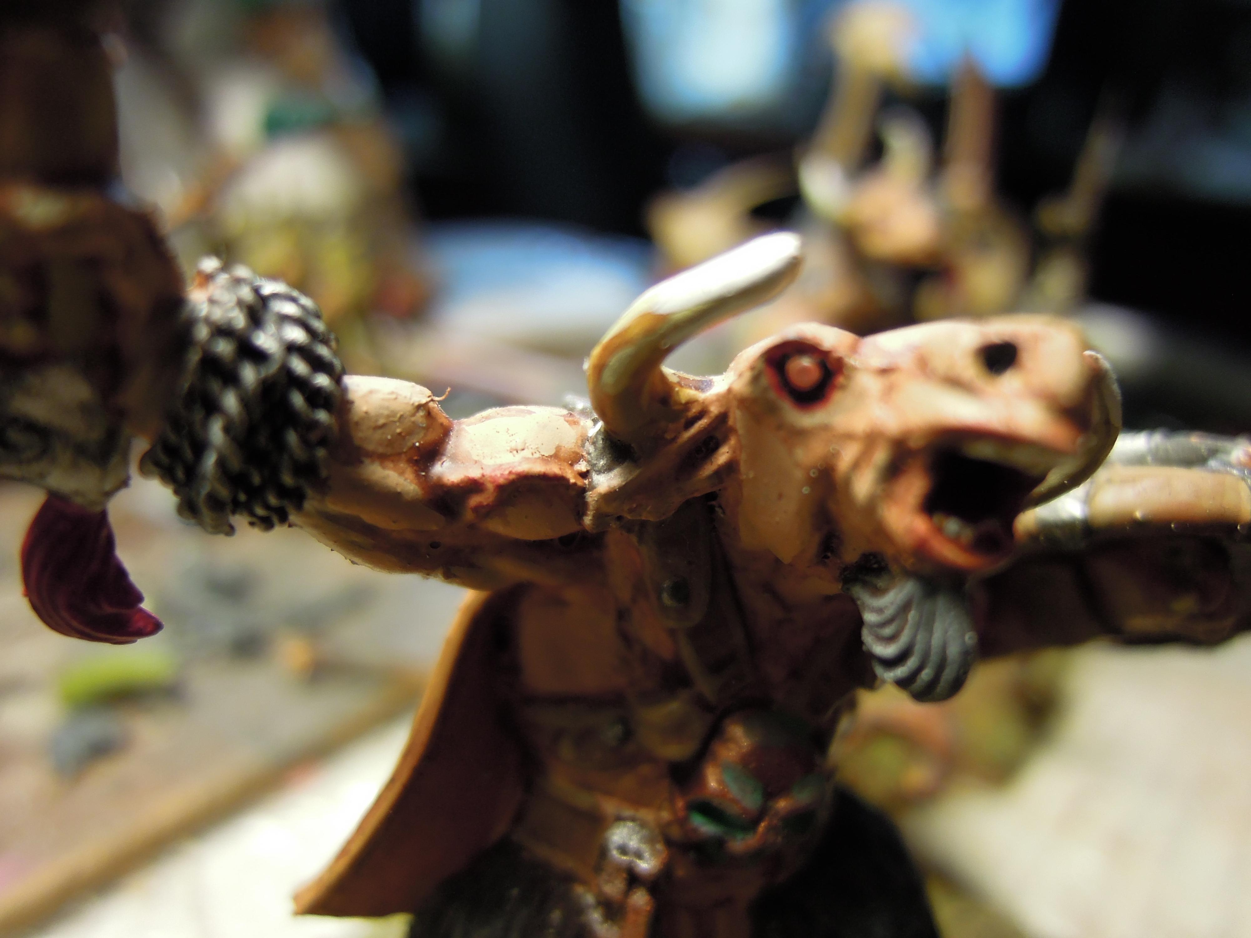 Beastmen, Bull, Chaos, Conversion, Fantasy Battles, From Russia, Infantry, Minotaurs, Technolog, Tehnolog, Warhammer Fantasy