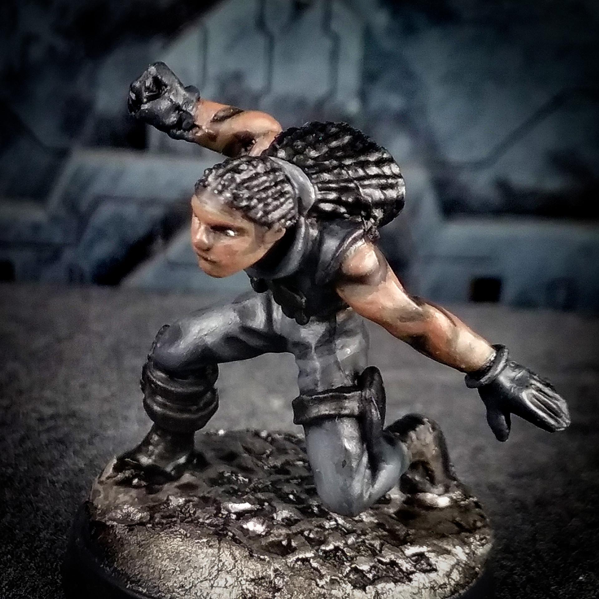 African Female, African Sci Fi, Brawler, Old Glory, Space Crew, Superfigs