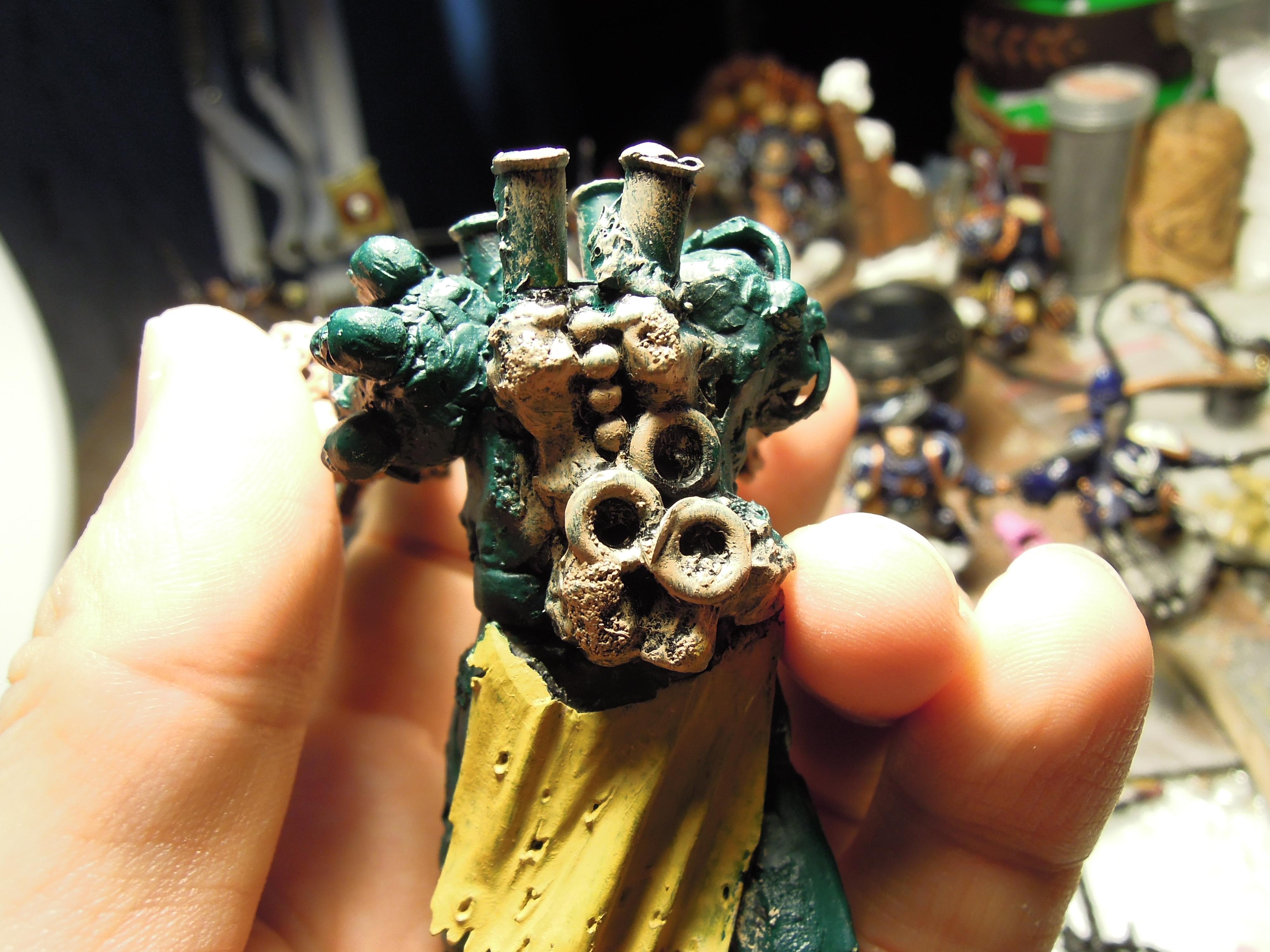 Blight, Chaos, Chaos Space Marines, Conversion, Death Guard, Decay, Destroyer Hive, Disease, Heavy Support, Heresy, Heretic Astartes, Infantry, Nurgle, Obliterators, Pestilence, Plague, Plague Marines, Rot, Scratch Build, Spine, Technolog, Traitor Legions, Warhammer 40,000, Work In Progress