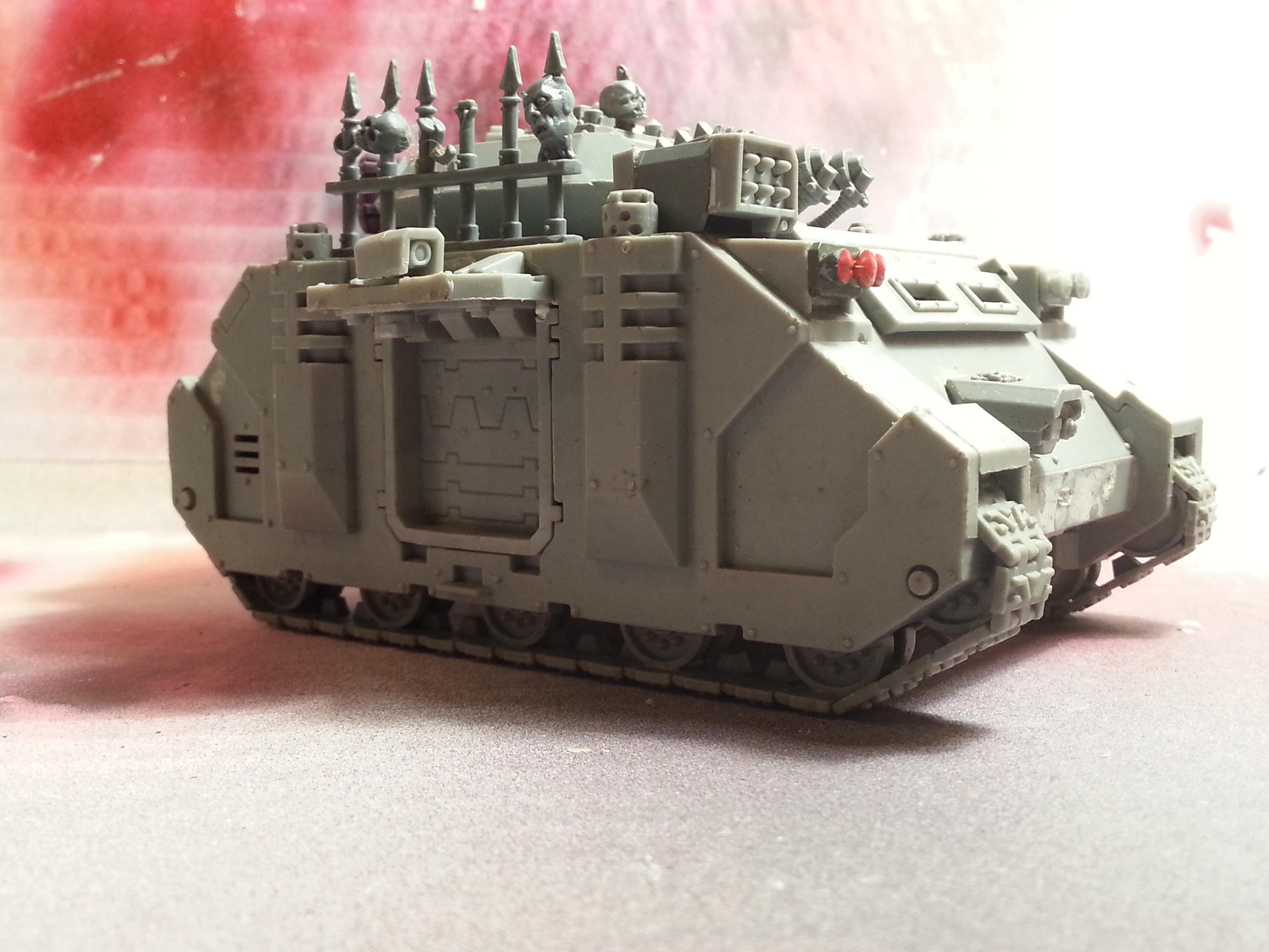 Chaos Space Marines, Games Workshop, Rhino, Warhammer 40,000, Work In Progress