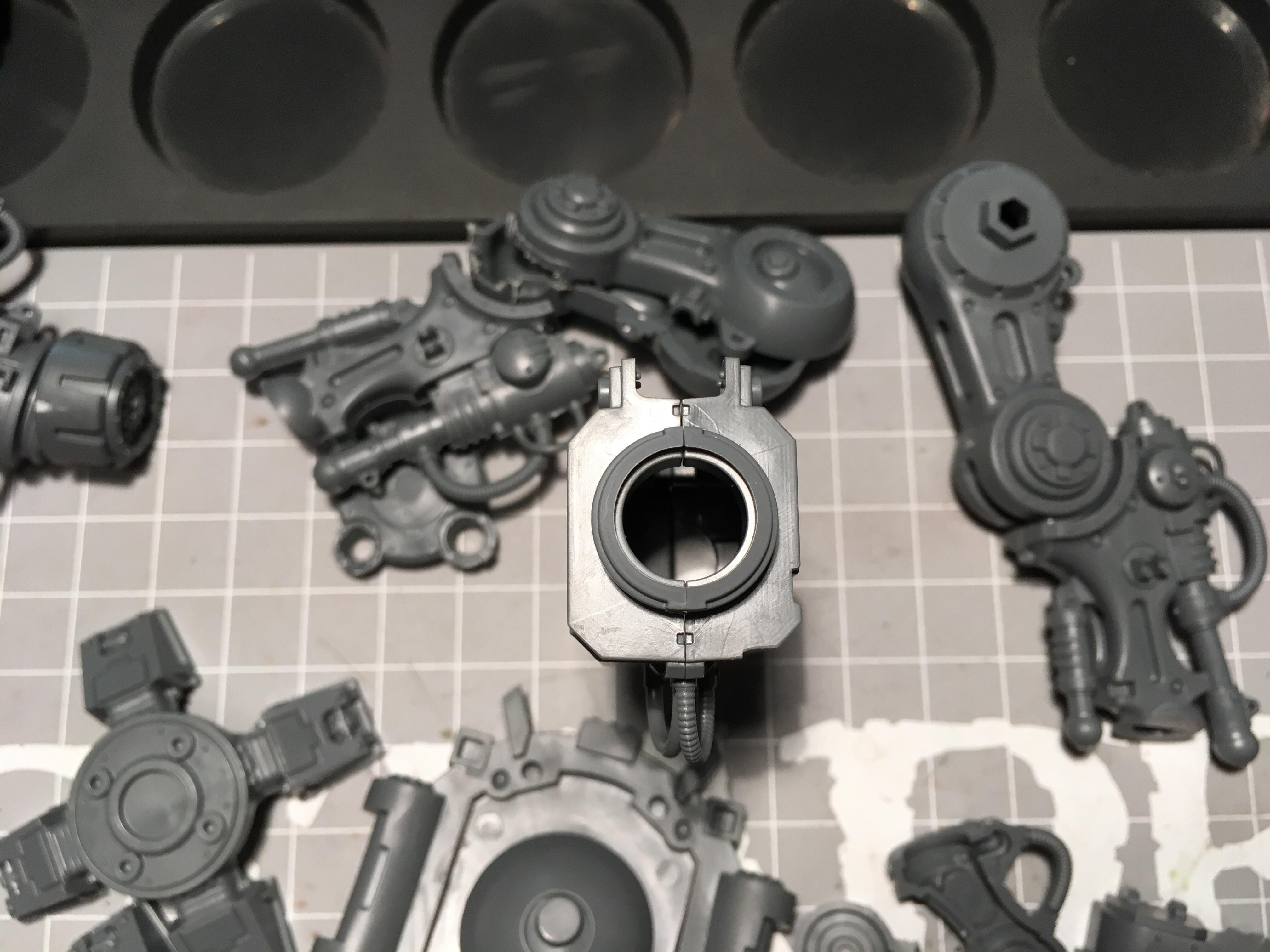 Imperial Knights, Magnetisation, Questoris, Warhammer 40,000, Work In Progress