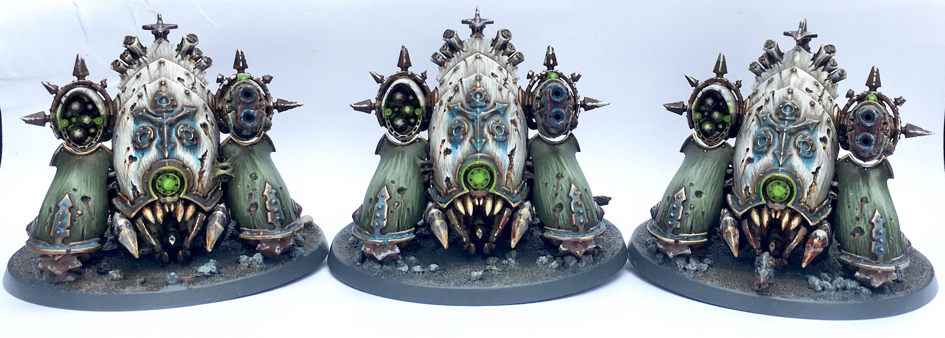 Blight Haulers, Chaos, Chaos Space Marines, Death Guard, Myphitic Blight Haulers, Nurgle