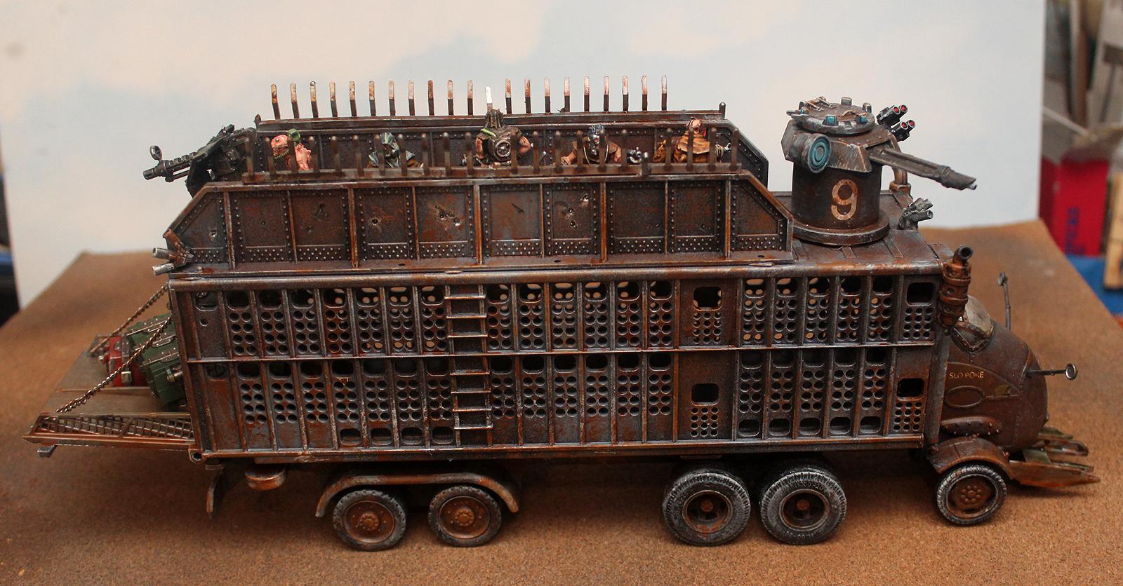 Ash Waste, Mad Max, Necromunda, Truck, Wastelands