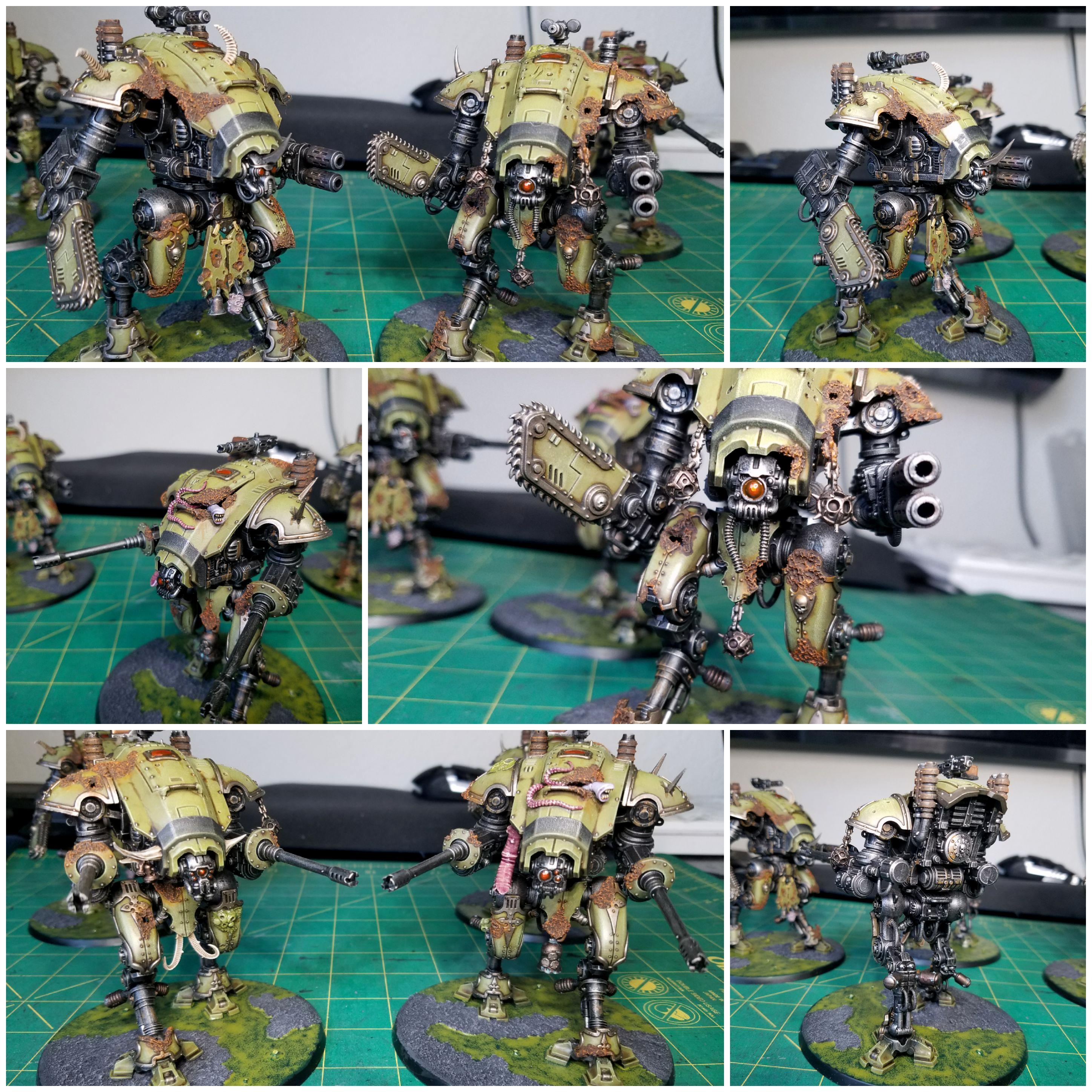 Armiger, Chaos, Conversion, Knights, Nurgle, Titan