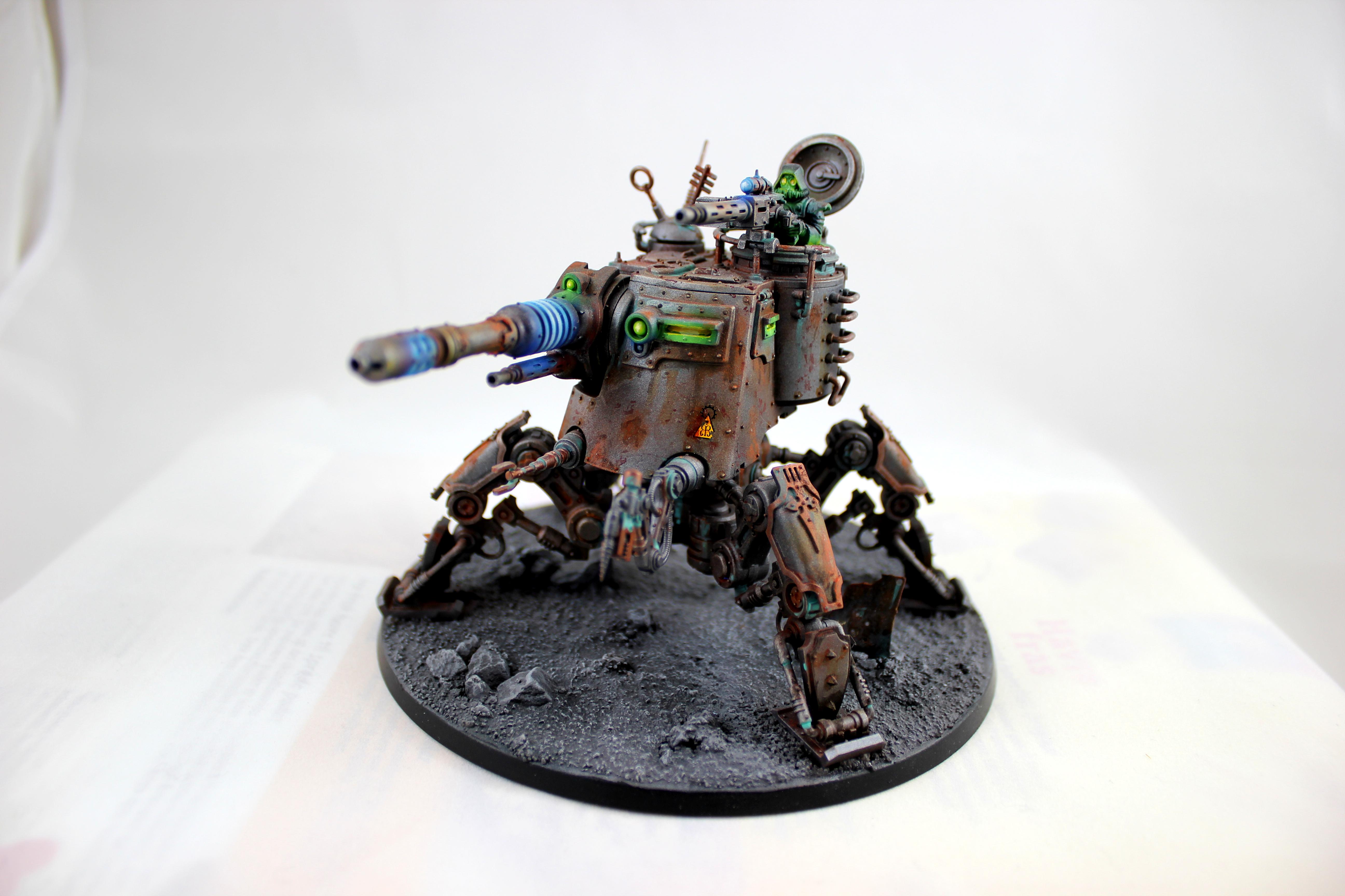 Ad Mech, Adeptus Mechanicus, Dark Mechanicum, Dune Crawler, Object Source Lighting, Skitarii, Warhammer 40,000
