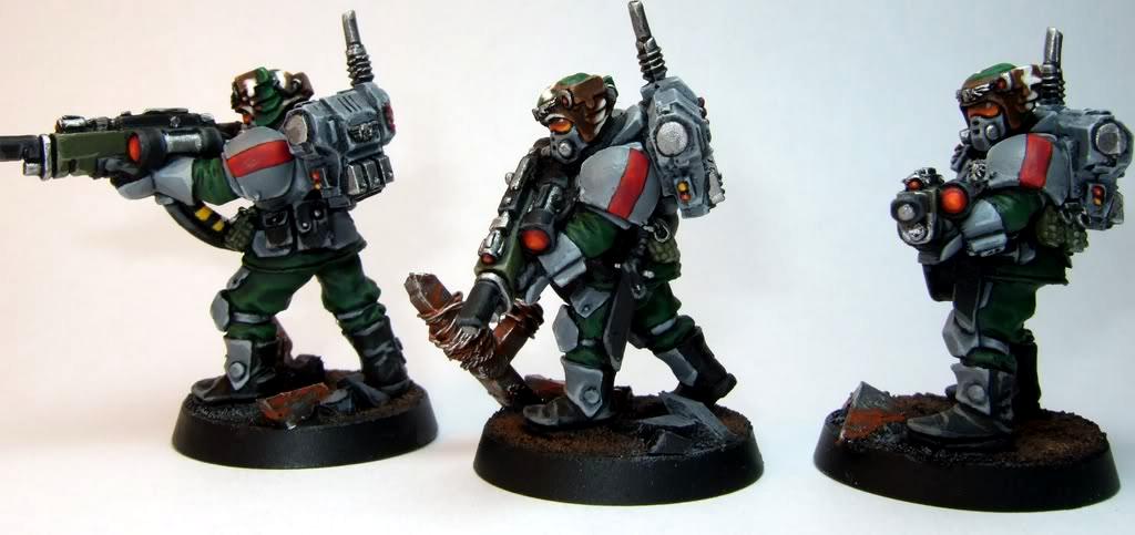 Astra Militarum, Imperial Guard, Kasrkin, Storm Troopers, Tempestus Scions