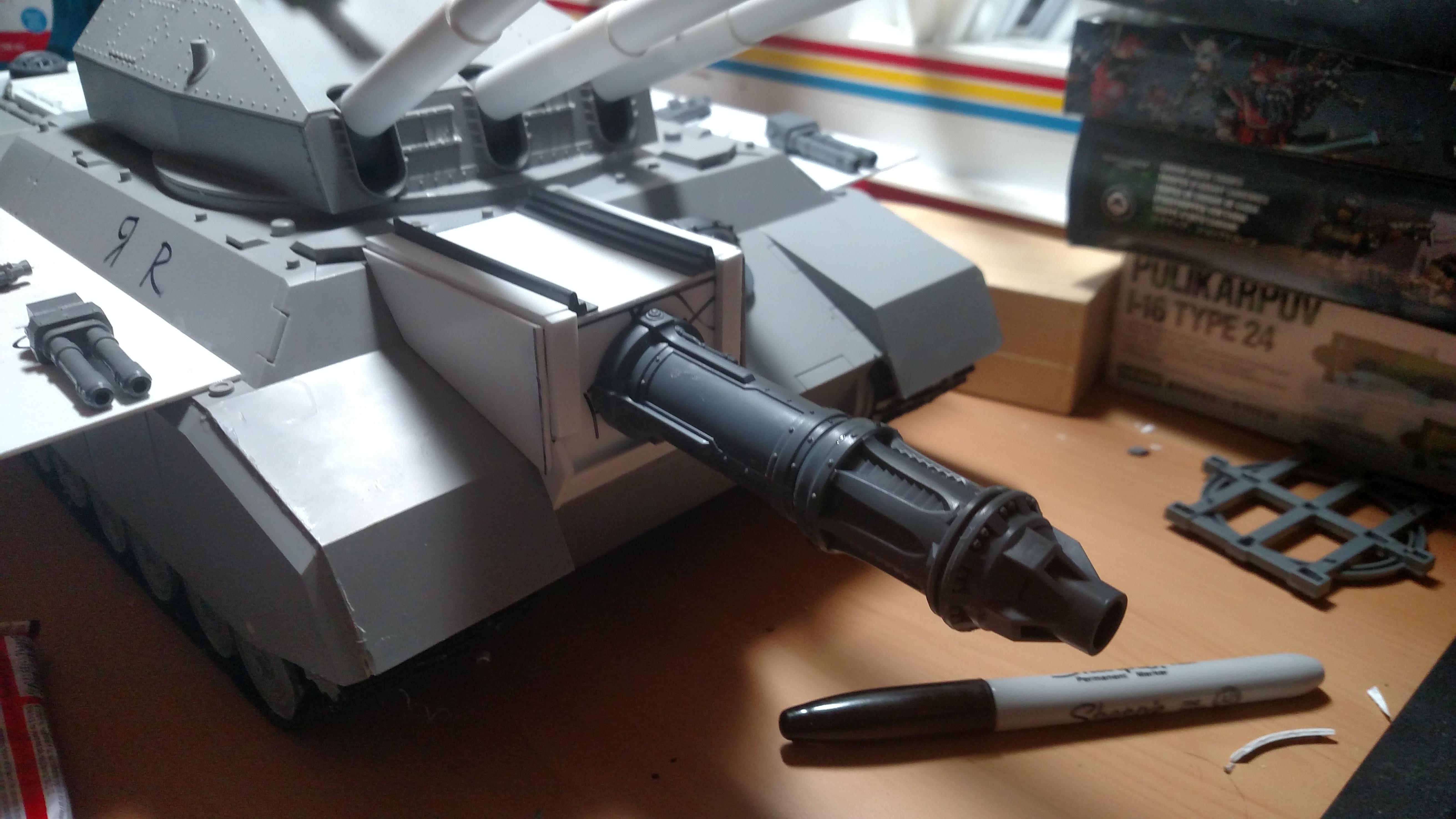 Bow Volcano Cannon, WIP P-1000