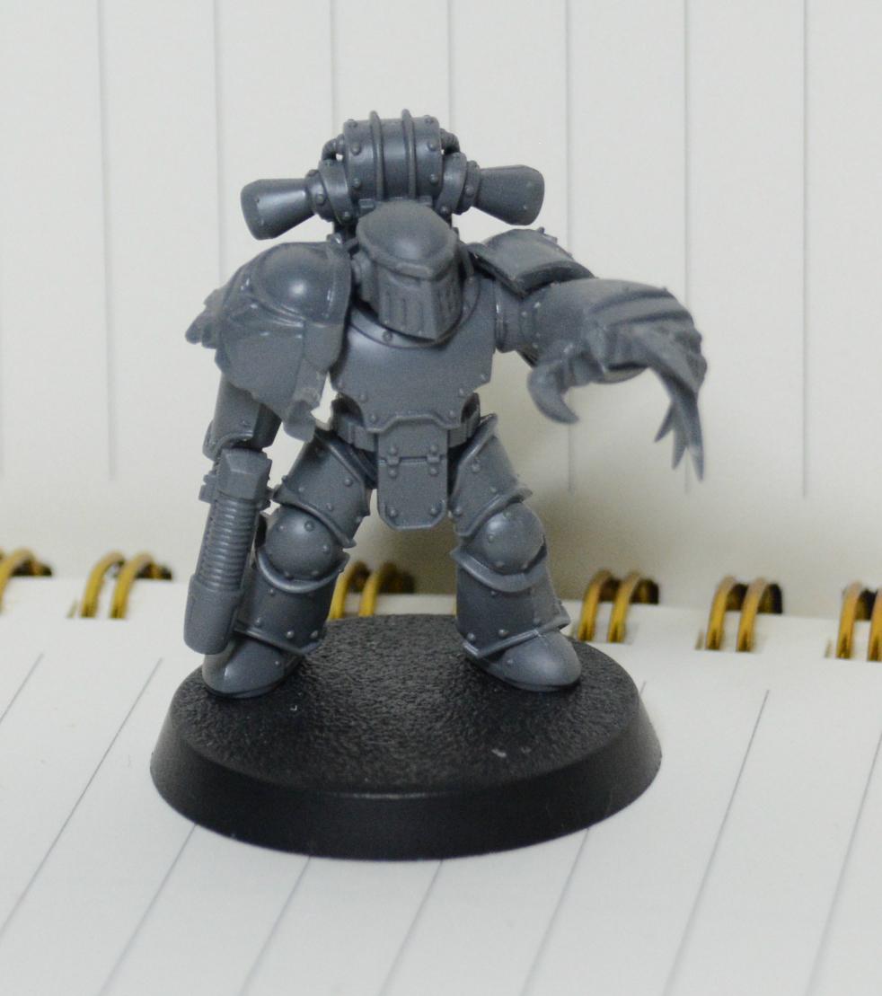 Assault, Black, Black Templars, Blanche, Chainsword, Conversion, Forge World, Horus Heresy, Imperium, Lightning Claws, Space Marines, Tactical Squad, Templars, Terminator Armor