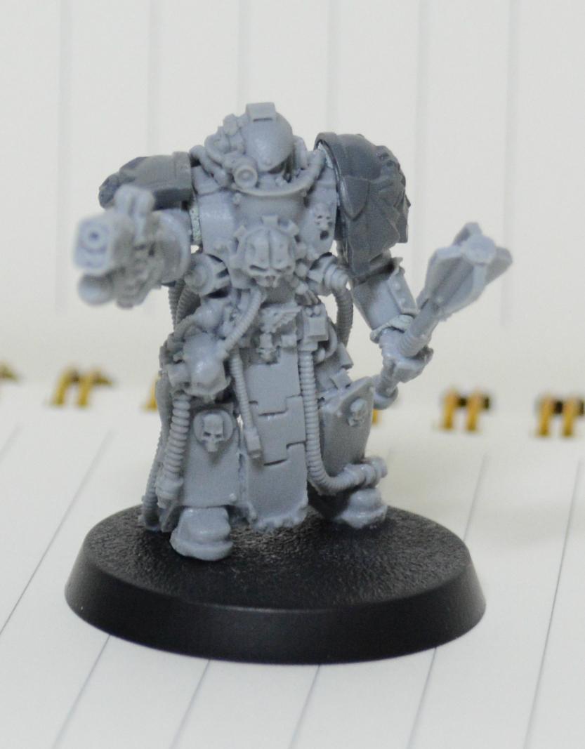 Assault, Black, Black Templars, Blanche, Chainsword, Conversion, Forge World, Imperium, Space Marines, Tactical Squad, Templars, Terminator Armor