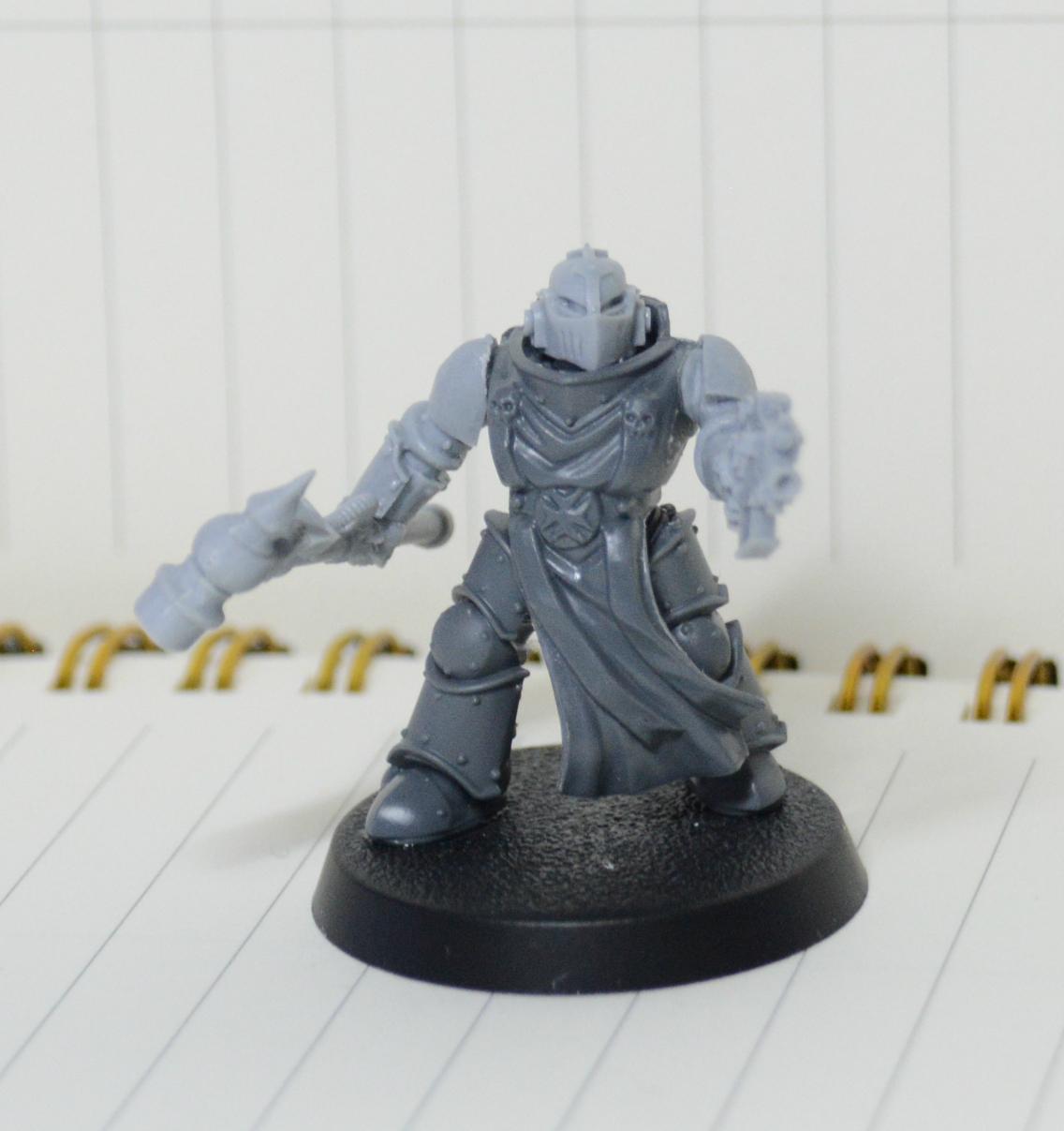 Assault, Black, Black Templars, Blanche, Chainsword, Conversion, Forge World, Imperium, Space Marines, Tactical Squad, Templars, Terminator Armor