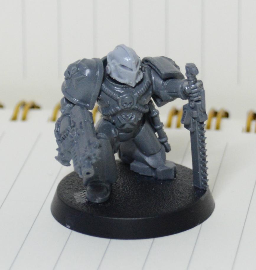 Assault, Black, Black Templars, Blanche, Chainsword, Conversion, Forge World, Imperium, Space Marines, Tactical Squad, Templars, Terminator Armor