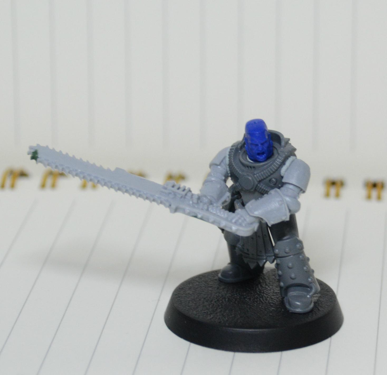 Assault, Black, Black Templars, Blanche, Chainsword, Conversion, Forge World, Imperium, Space Marines, Tactical Squad, Templars, Terminator Armor