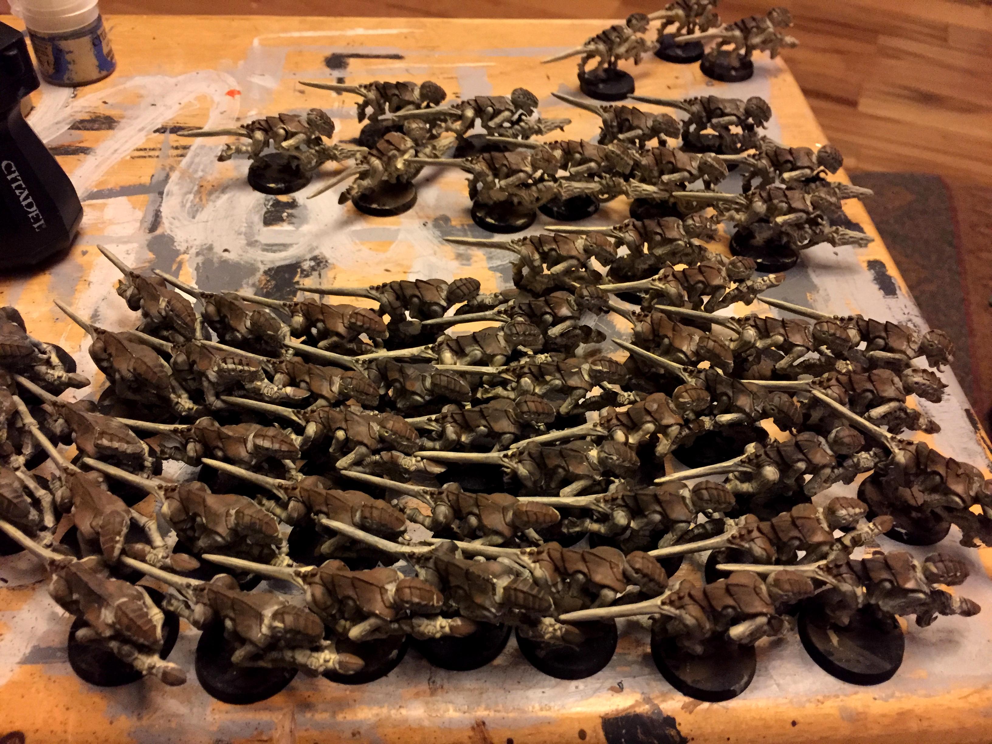 Infantry, Termagants, Tyranids, Warhammer 40,000, Work In Progress
