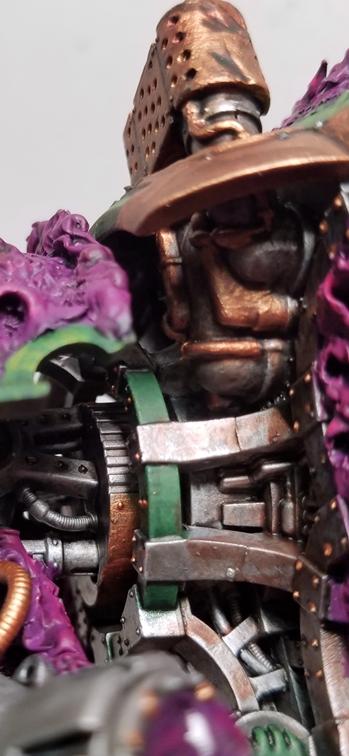 40k Knight, Chaos, Conversion, Knight Conversion, Knights, Nurgle, Nurgle Conversion, Nurgle Knight, Repose, Sculpted, Warhammer 40,000