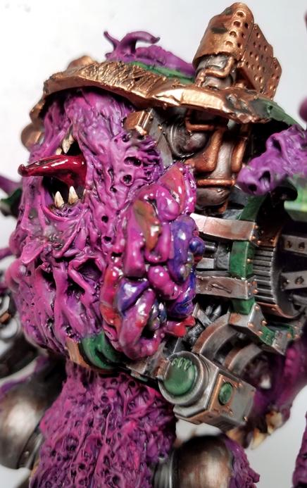 40k Knight, Chaos, Conversion, Knight Conversion, Knights, Nurgle, Nurgle Conversion, Nurgle Knight, Repose, Sculpted, Warhammer 40,000