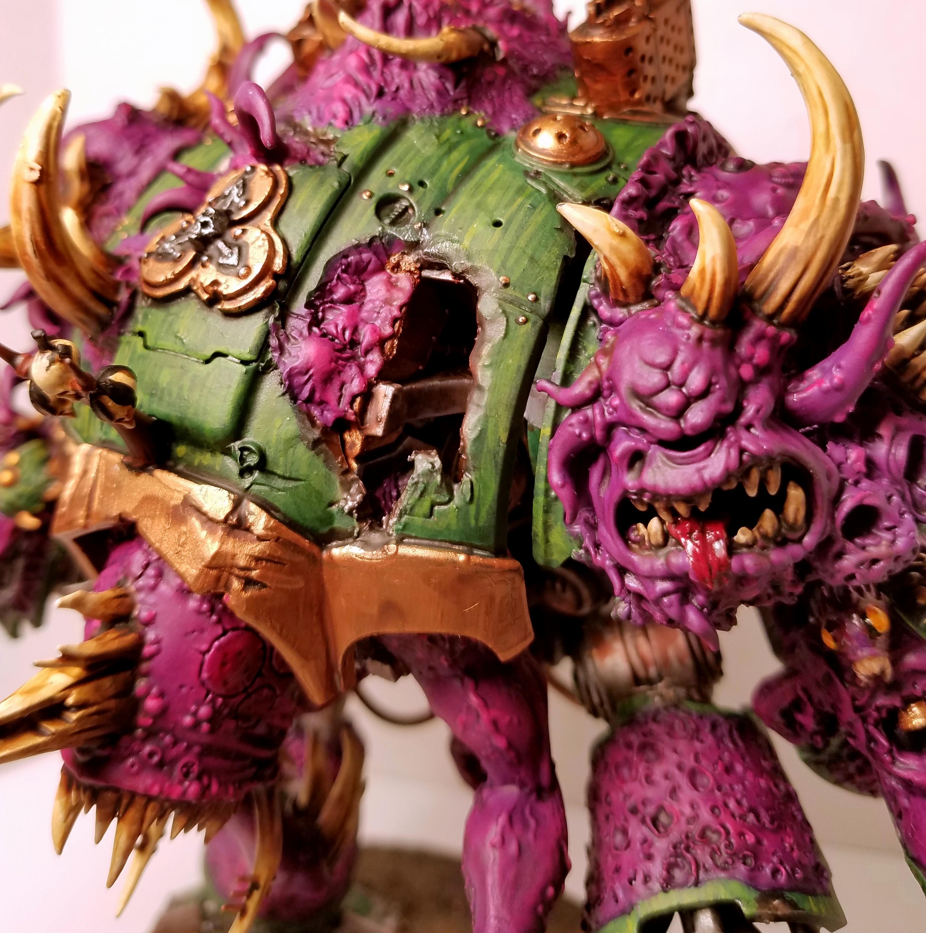 40k Knight, Chaos, Conversion, Knight Conversion, Knights, Nurgle, Nurgle Conversion, Nurgle Knight, Repose, Sculpted, Warhammer 40,000