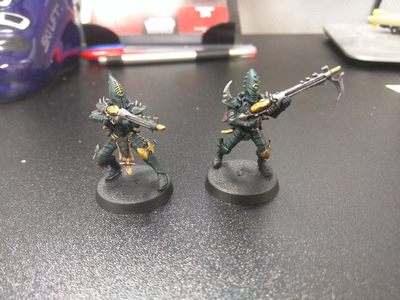 Dark Eldar Color Testing