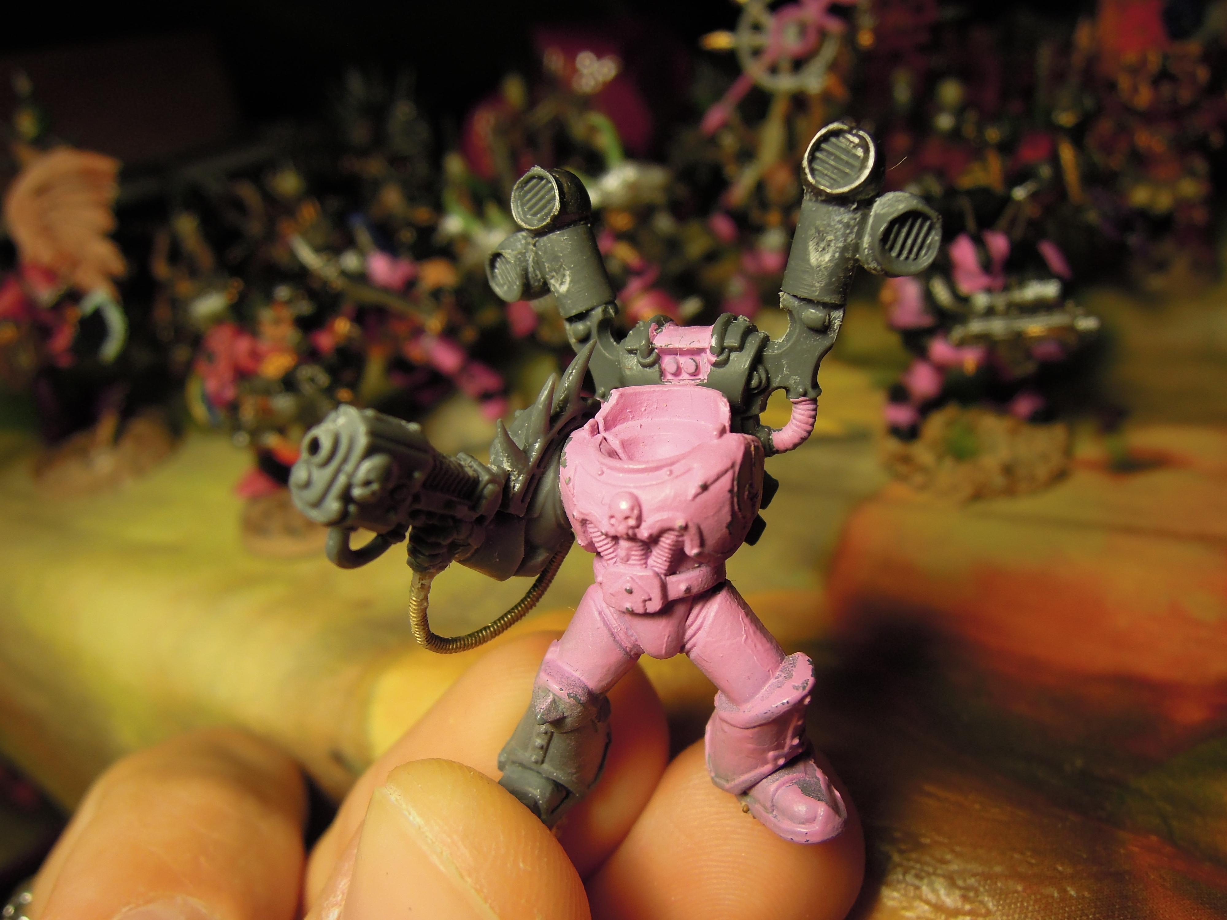 Chaos, Chaos Space Marines, Conversion, Emperor's Children, Heresy, Heretic Astartes, Infantry, Kitbash, Noise Marines, Perfection Or Death, Slaanesh, Traitor Legions, Warhammer 40,000, Work In Progress