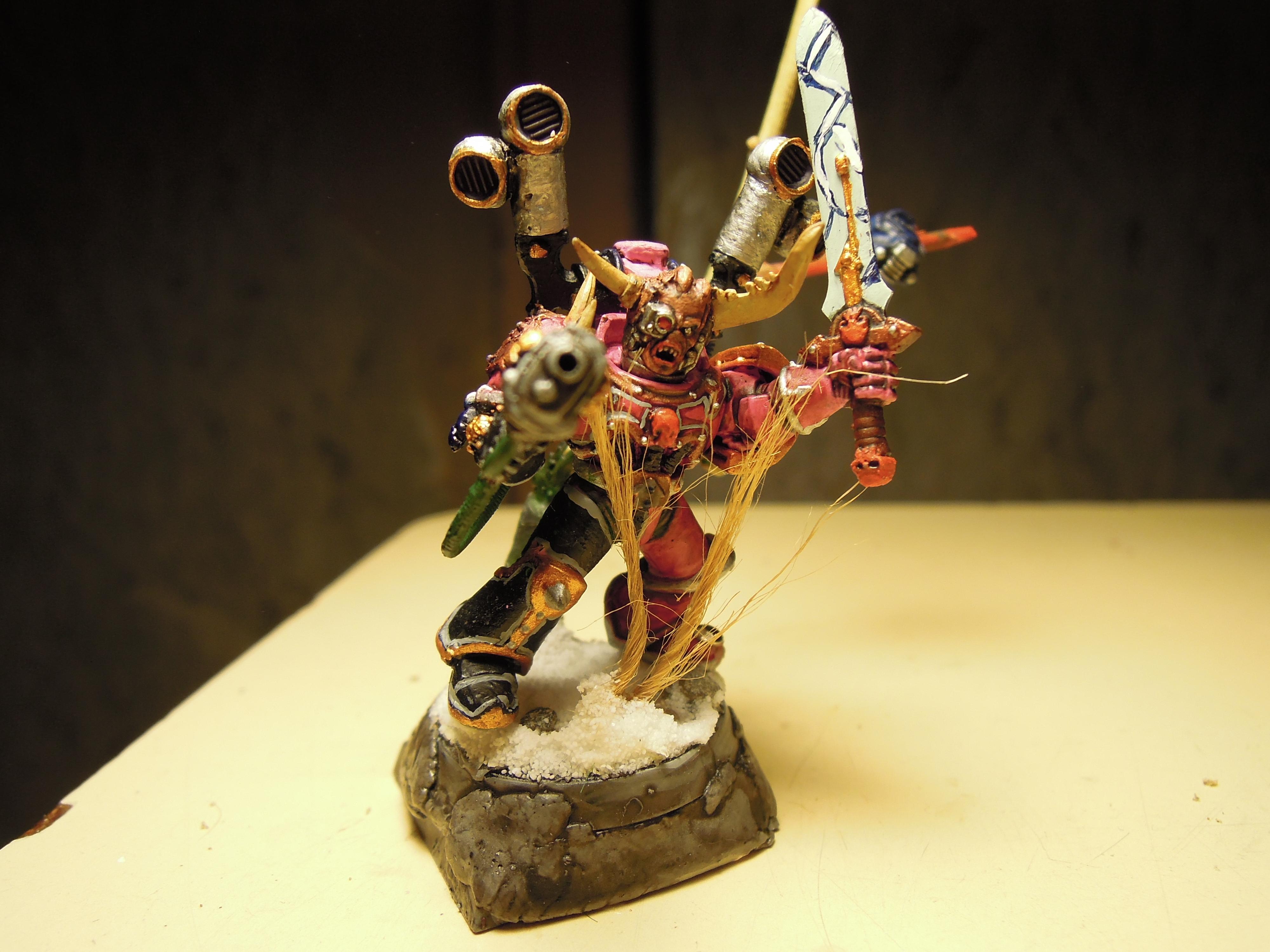Aspiring Champiom, Chaos, Chaos Space Marines, Conversion, Emperor's Children, Heresy, Heretic Astartes, Infantry, Noise Marines, Perfection Or Death, Plasma Pistol, Power Sword, Slaanesh, Traitor Legions, Warhammer 40,000
