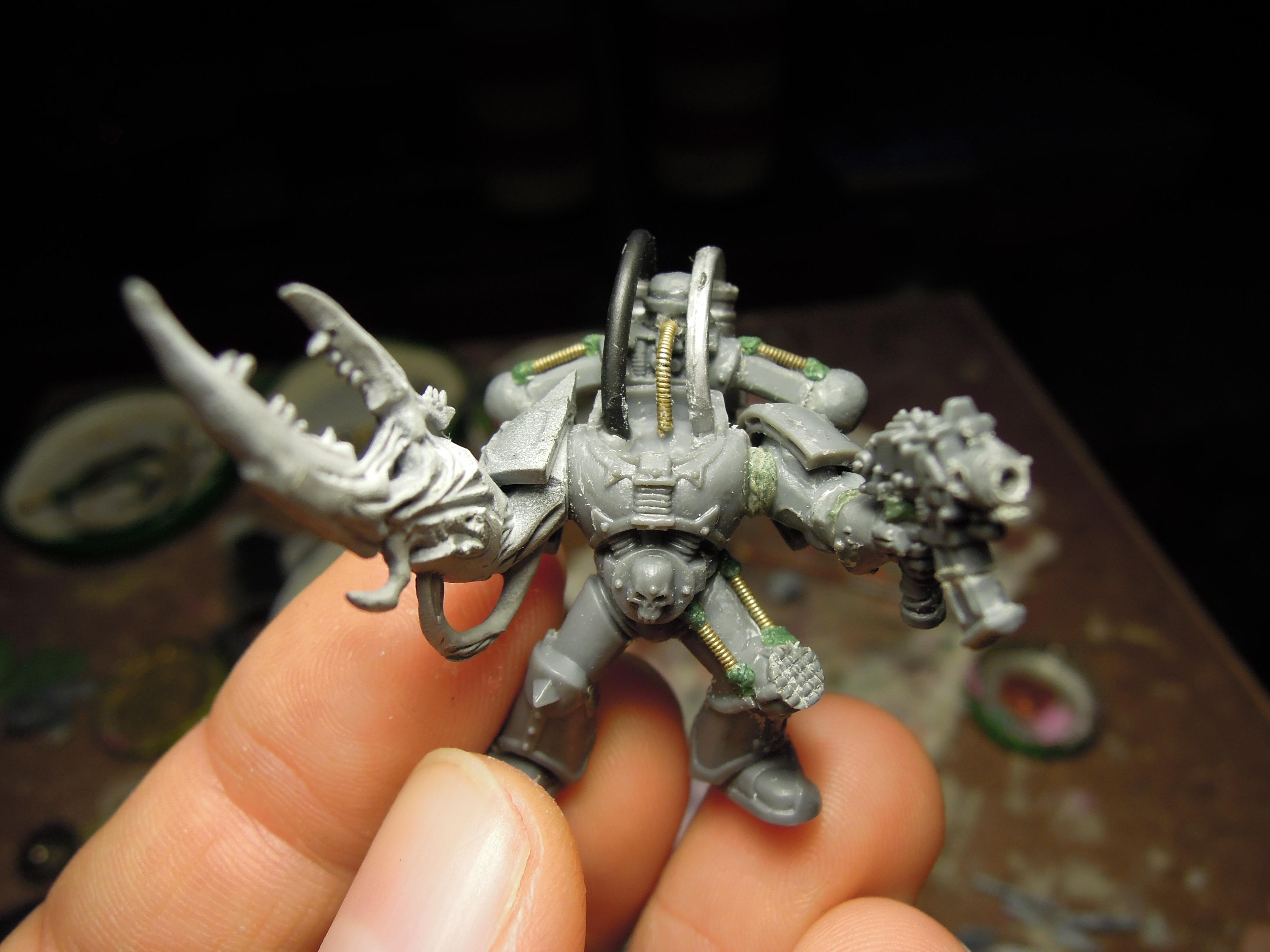 Chaos, Chaos Space Marines, Conversion, Emperor's Children, Greenstuff, Heresy, Heretic Astartes, Infantry, Kitbash, Noise Marines, Perfection Or Death, Possessed, Slaanesh, Traitor Legions, Warhammer 40,000, Wire, Work In Progress
