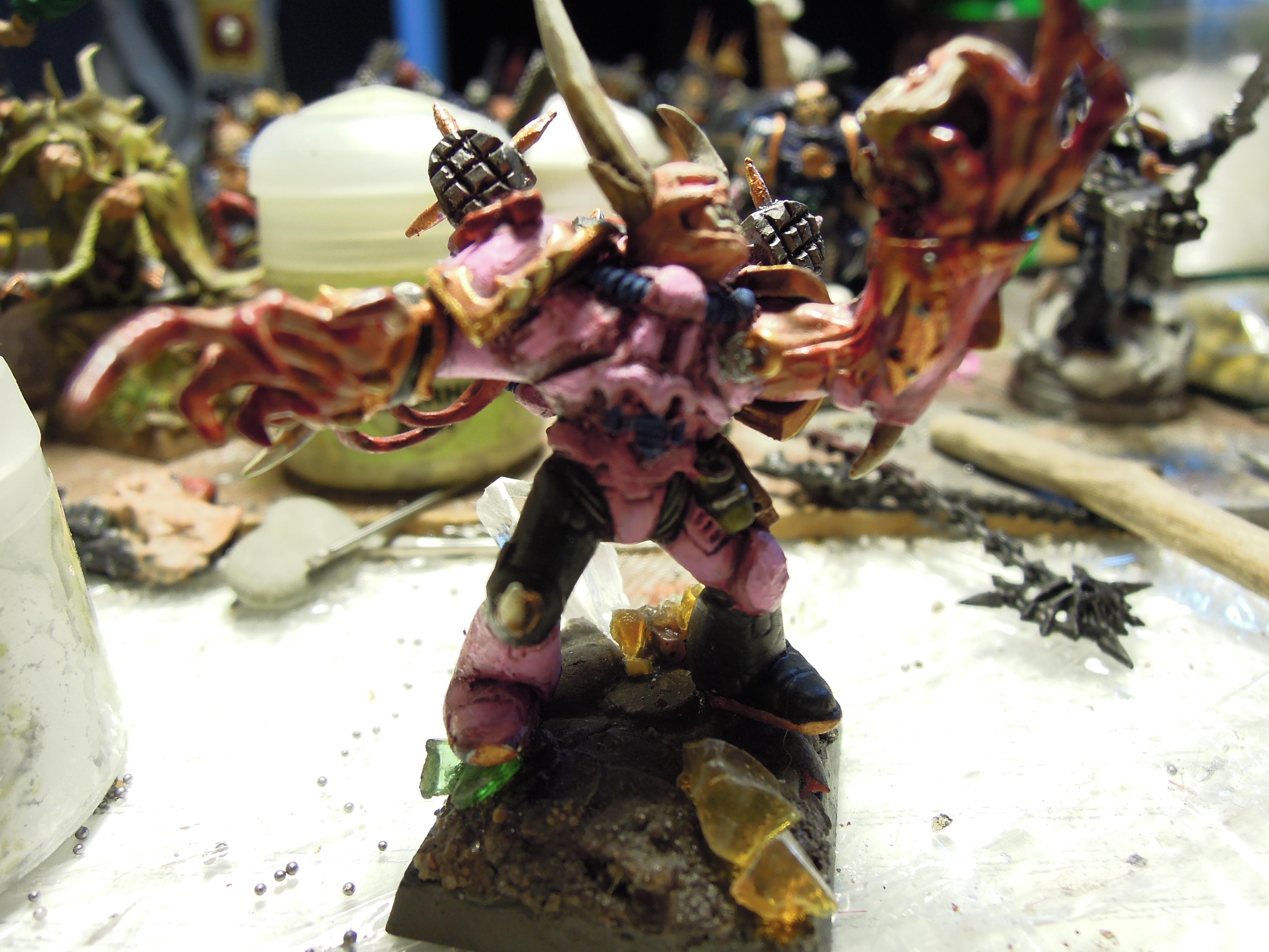 Chaos, Chaos Space Marines, Conversion, Emperor's Children, Heresy, Heretic Astartes, Infantry, Noise Marines, Perfection Or Death, Possessed, Sculpting, Slaanesh, Traitor Legions, Warhammer 40,000