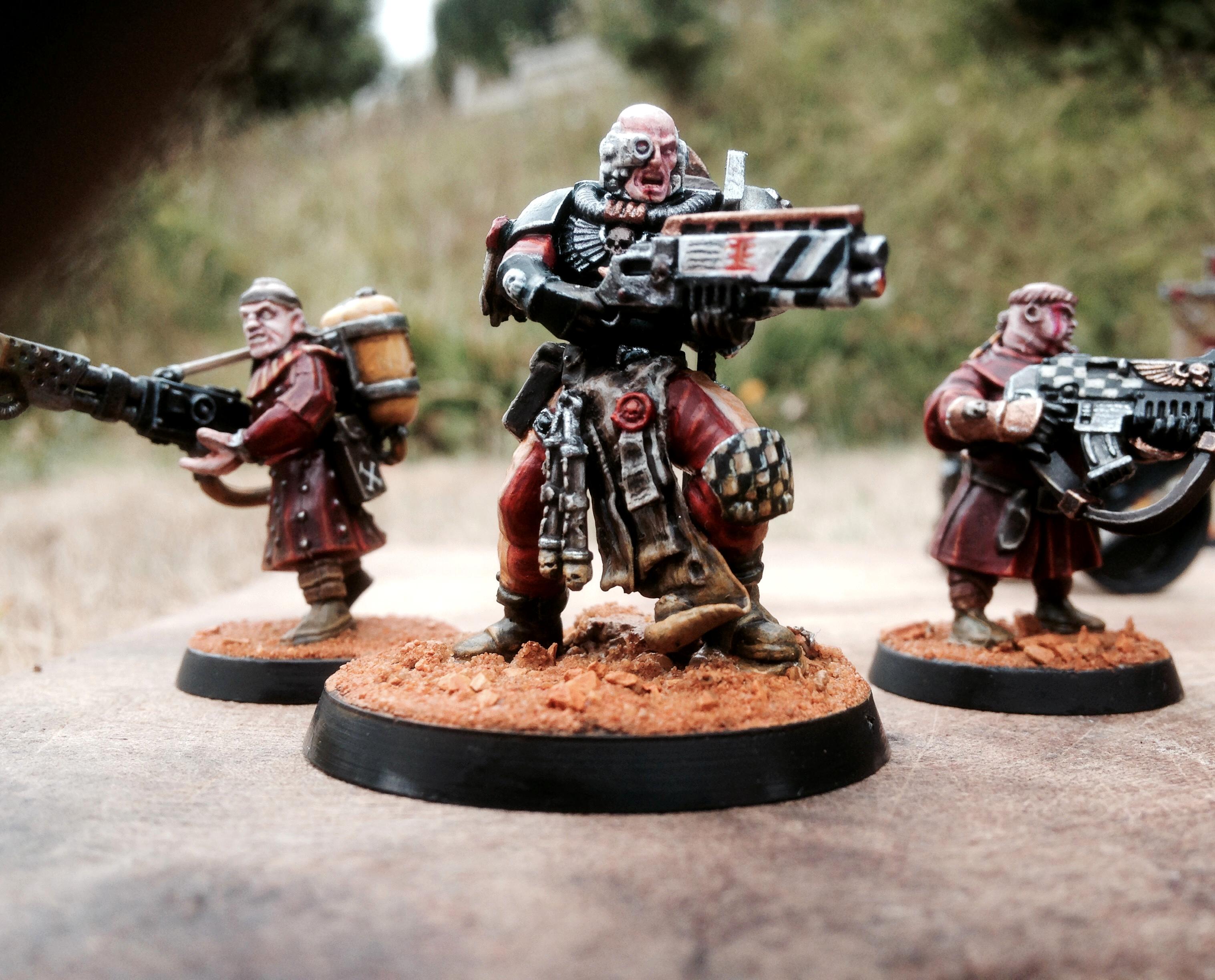 Cultists, Guard, Inquisition, Monks, Warhammer 40,000
