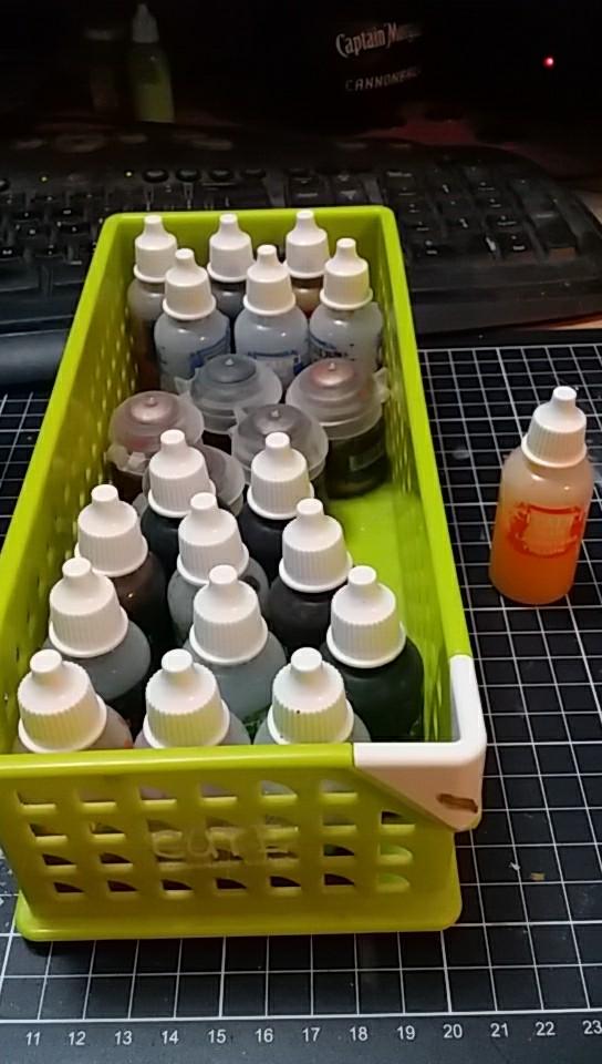 Sick of paints drying out. Only another 60 or so to transfer... 