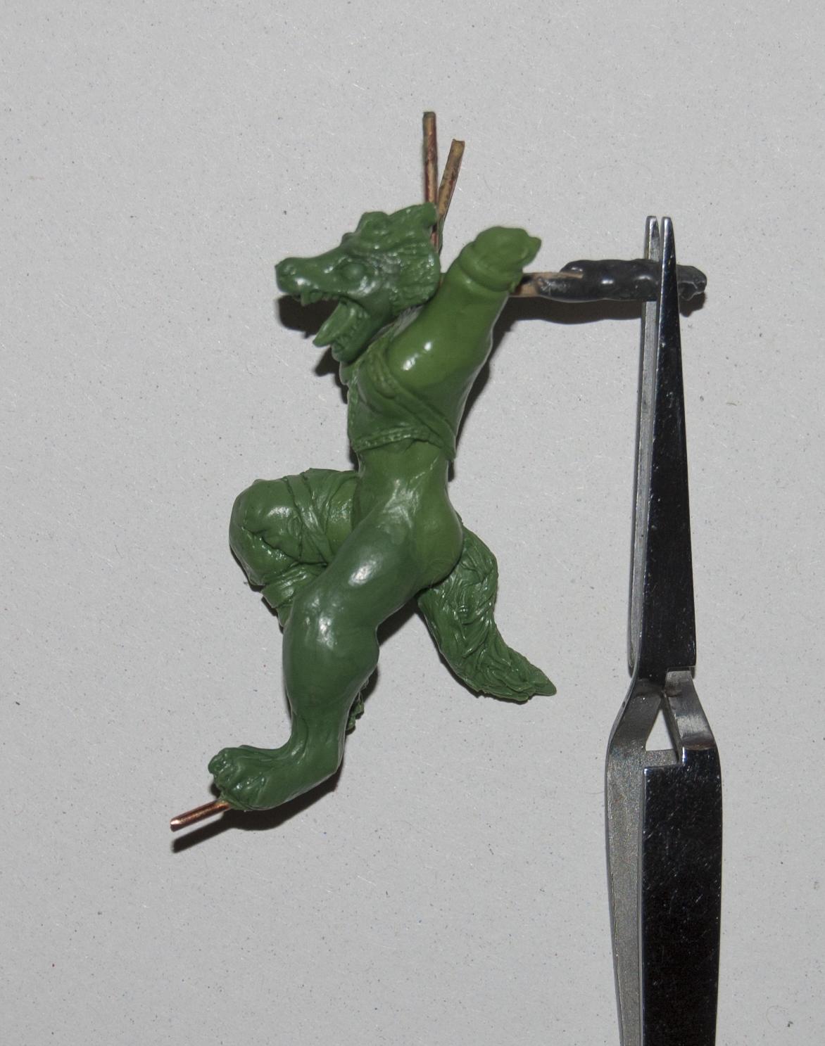 54 Mm, Beastmen, Sculpting, Wolf