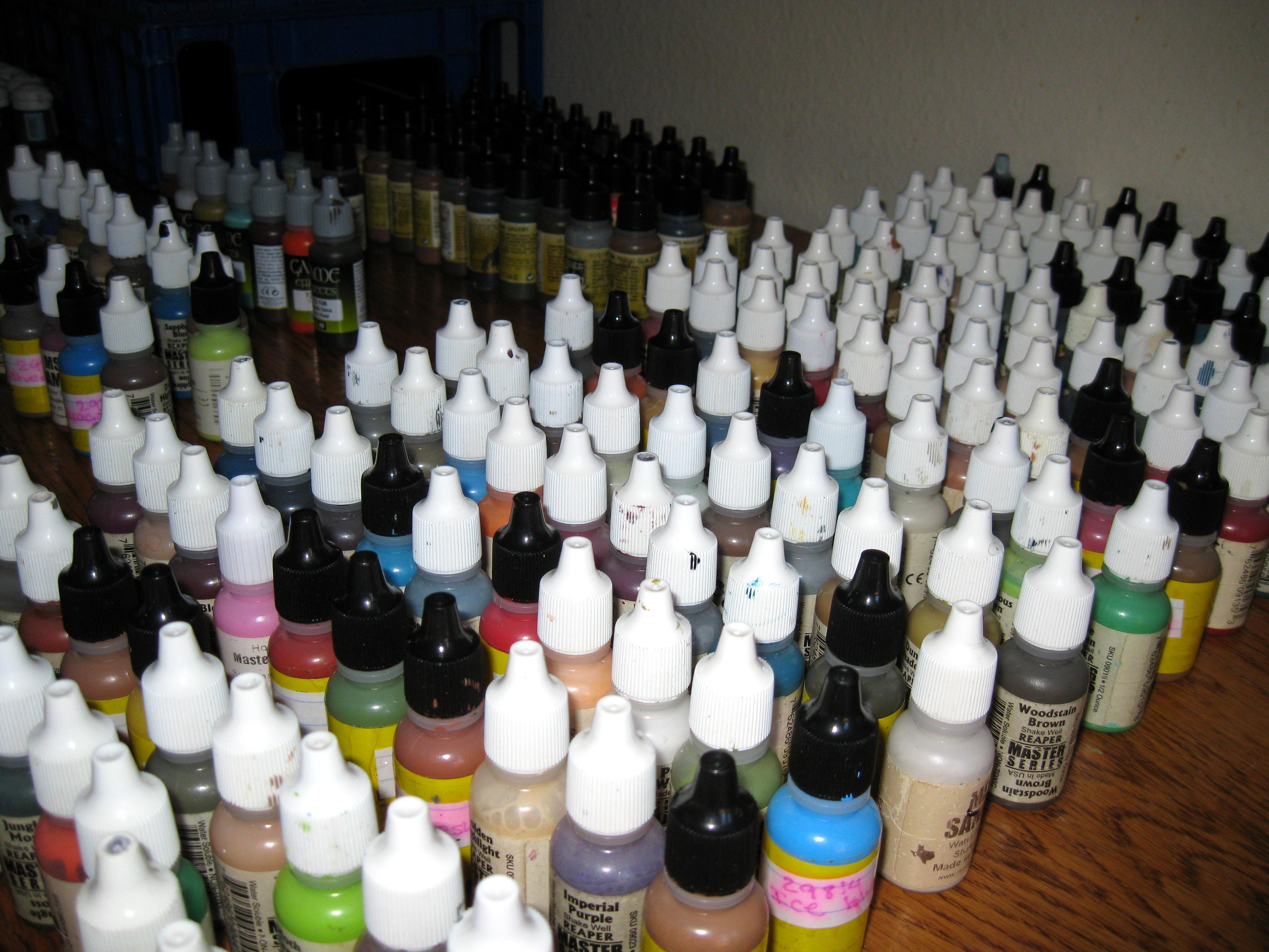 Miniature Paint, Reaper Paint, Vallejo