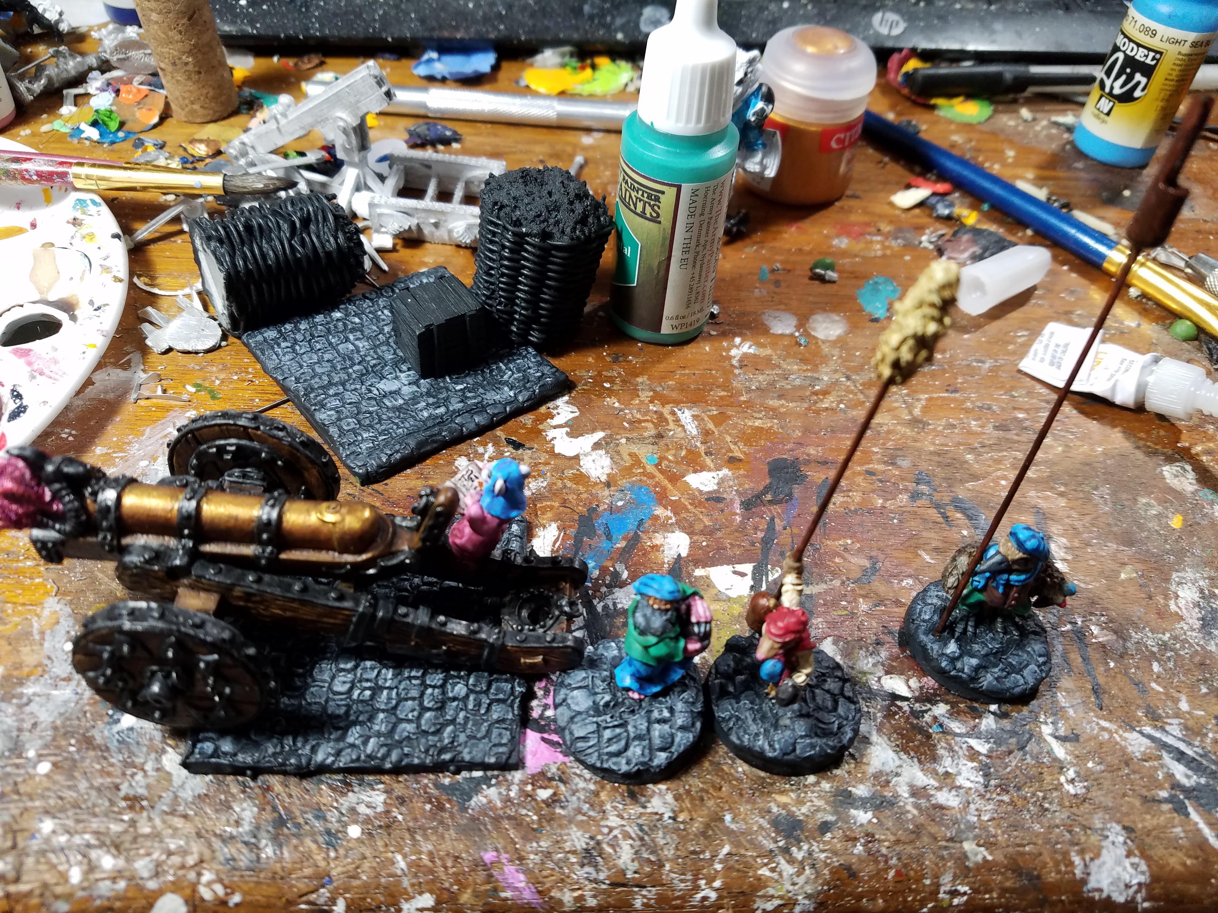 Animal Adventurers, Artillery, Cobblestones, Dakka Painting Challenge 2018, Guncrew, Oathsowrn, Reaper