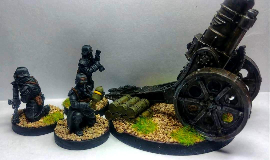 Astra Militarum, Death Korps of Krieg, Heavy Mortar, Mortar