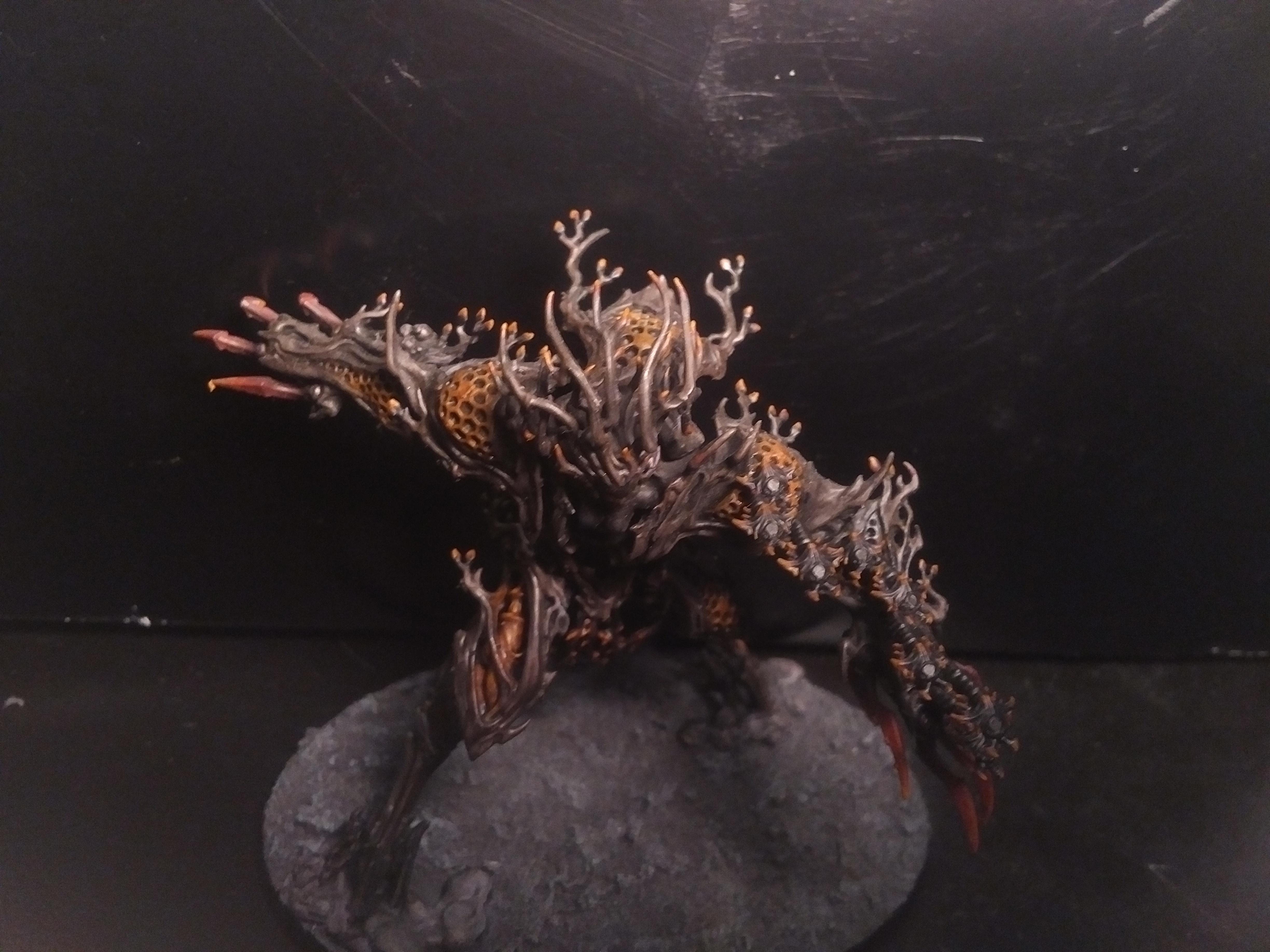Cinderhost, Drycha, Drycha Hamadreth, Ember, Fire, Orange, Red, Sylvaneth, Trees