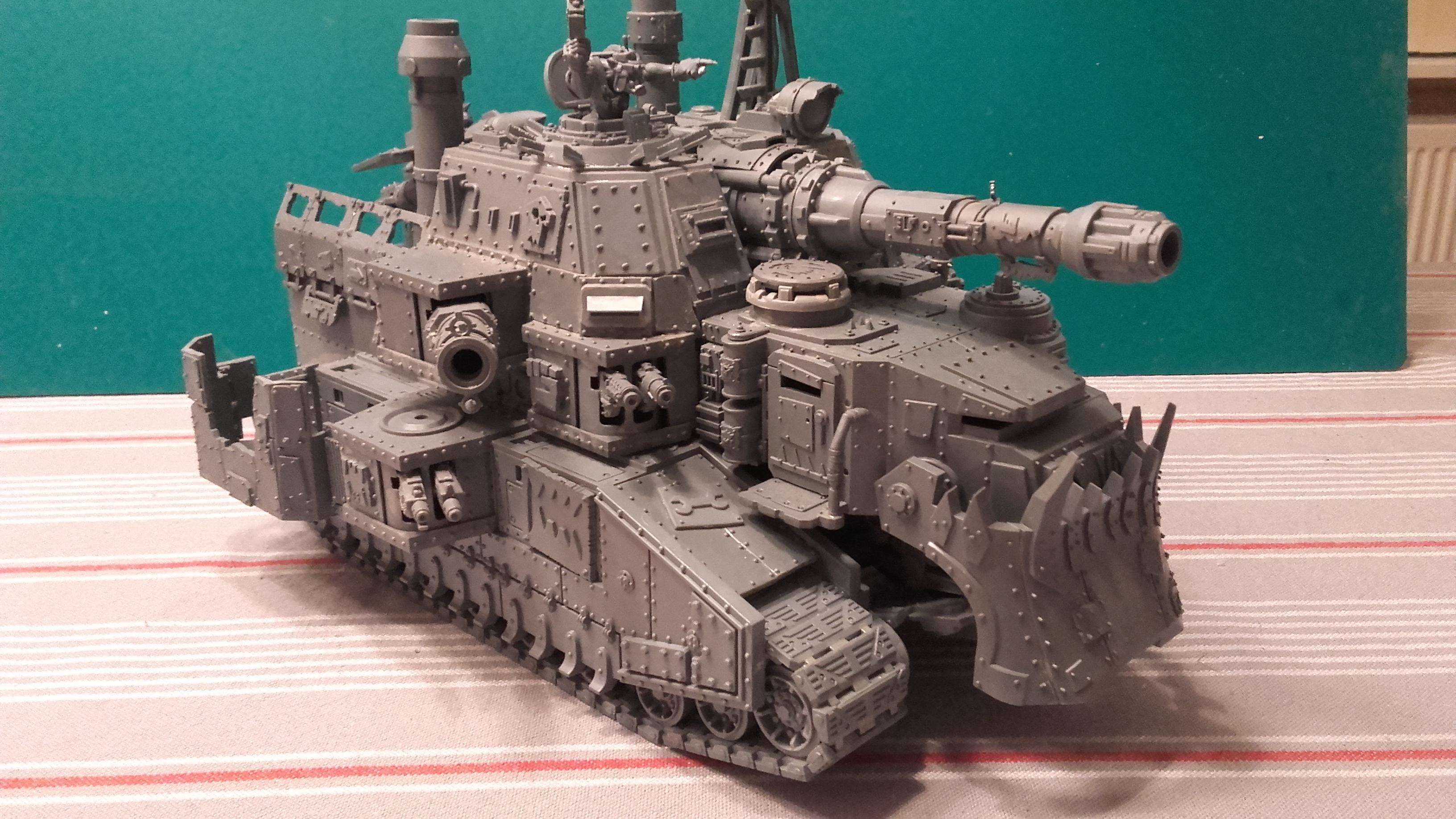 Baneblade, Battle Fortress, Battlewagon, Conversion, Custom, Lord Of War, Mekboy, Orks, Super-heavy