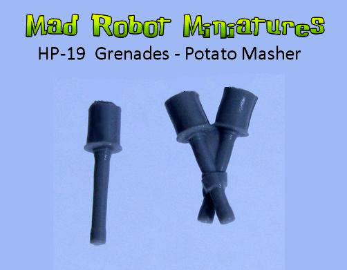 Bits, Resin, HP-19 Grenades - Potato Masher