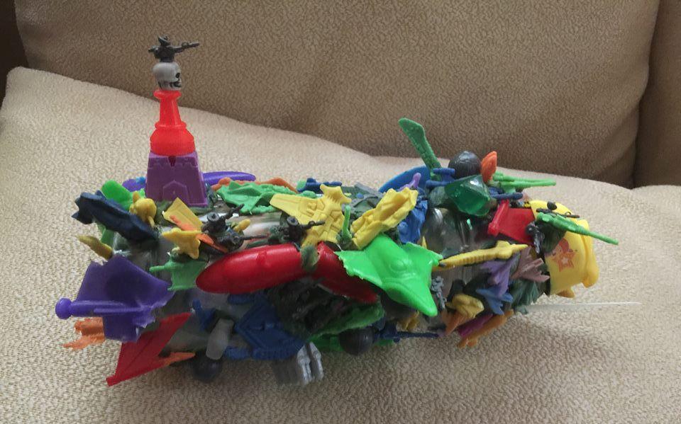 Battlefleet Gothic, Orks, Scratch Build, Space Hulk, Toy