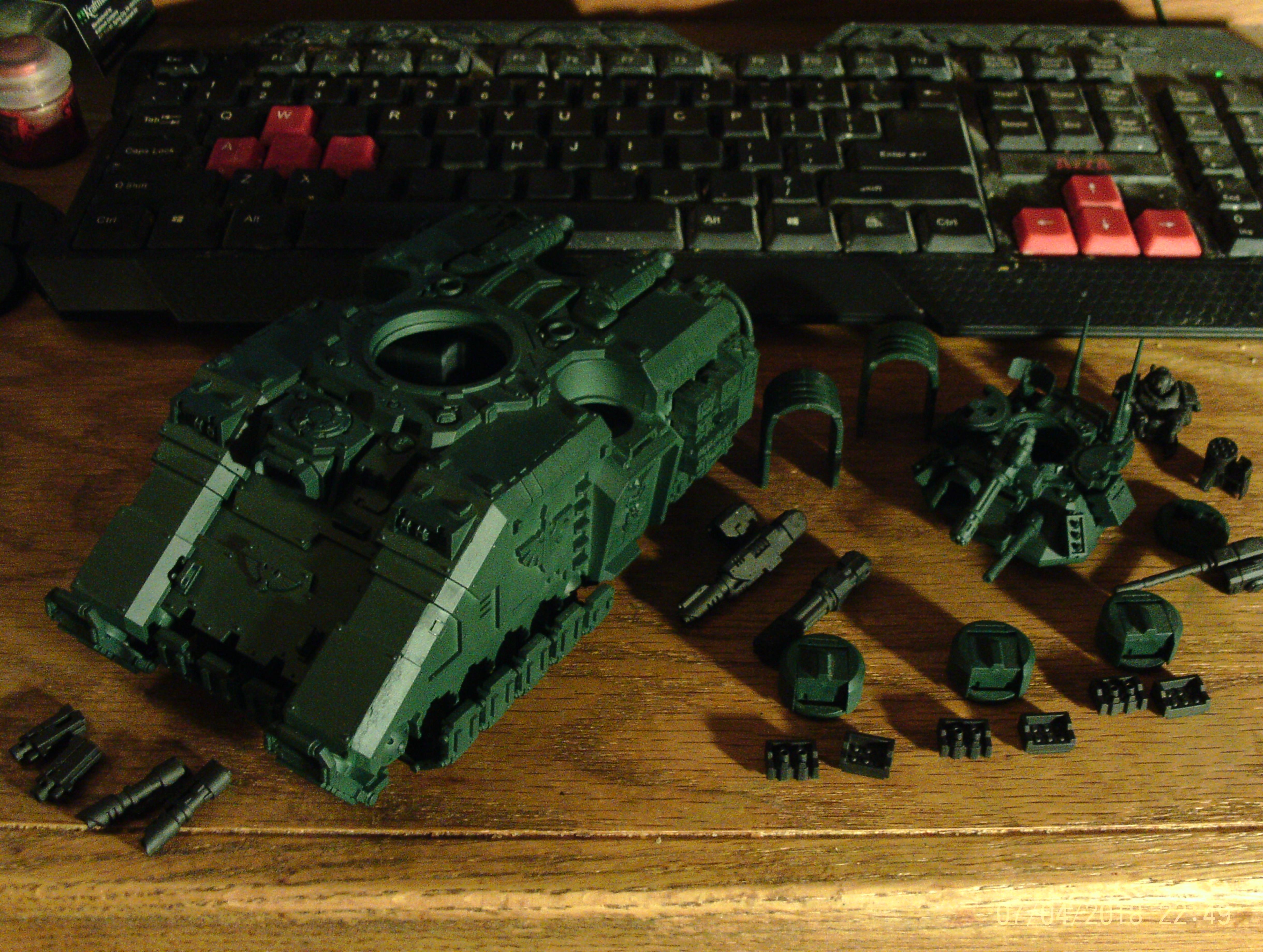 Repulsor Parts primed